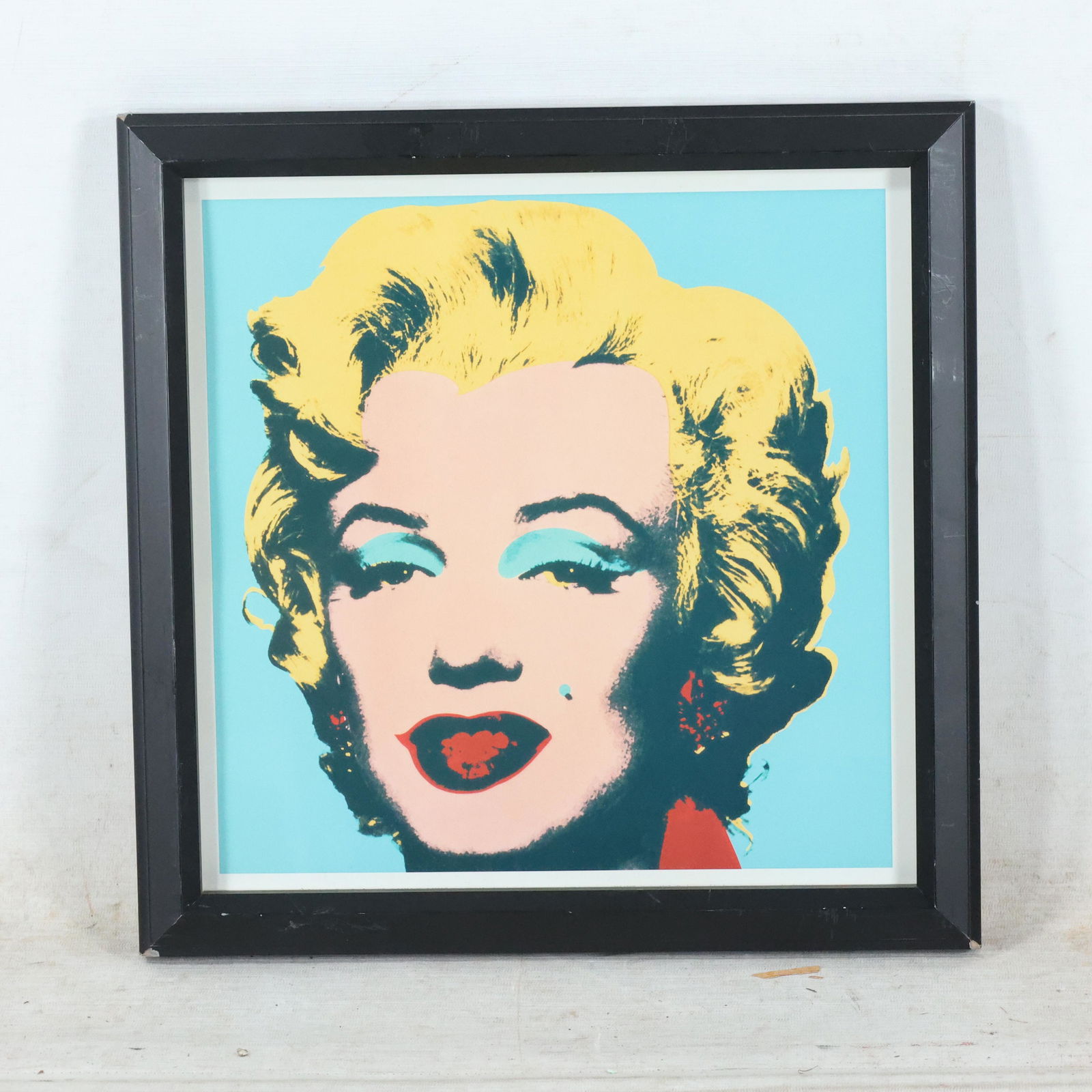 Andy Warhol Vintage Lithograph Marilyn Monroe, Framed (1 of 9)