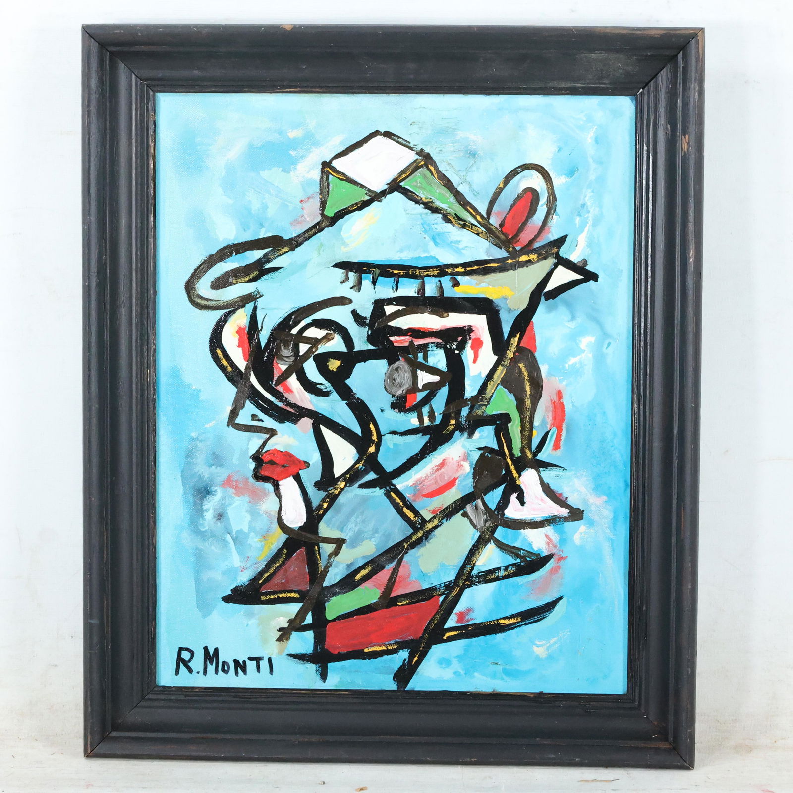 Rocco Monticolo, R Monti, Oil/c Abstract Portrait (1 of 9)