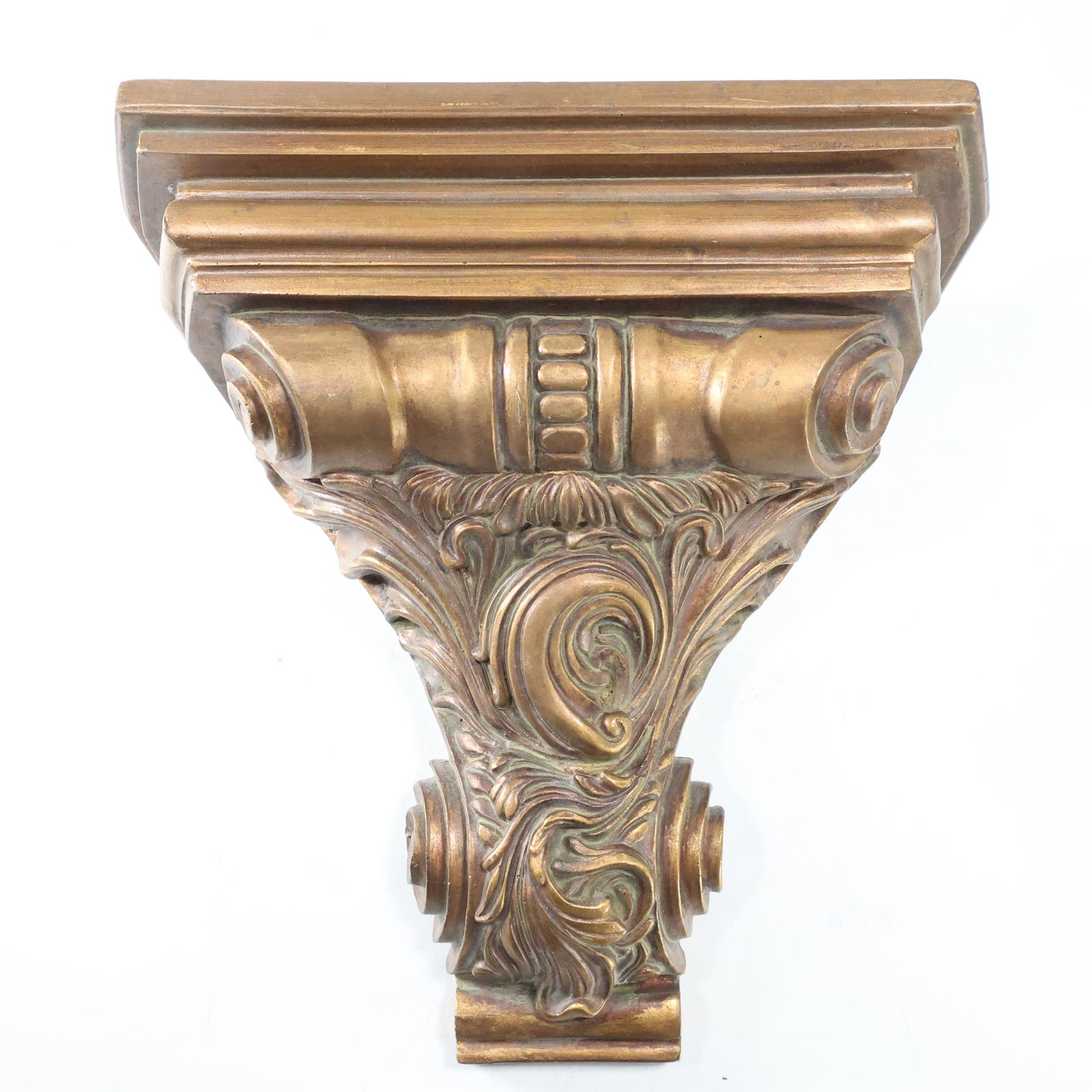 Decorative Gold Finish Corbel Bracket Shelf (1 of 5)