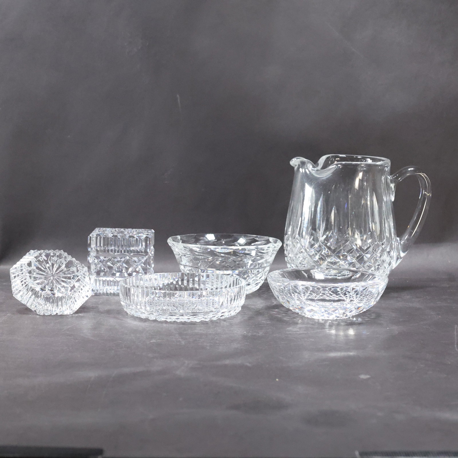 Estate Grouping 6 Assorted Signed WATERFORD Glass Items (1 of 20)