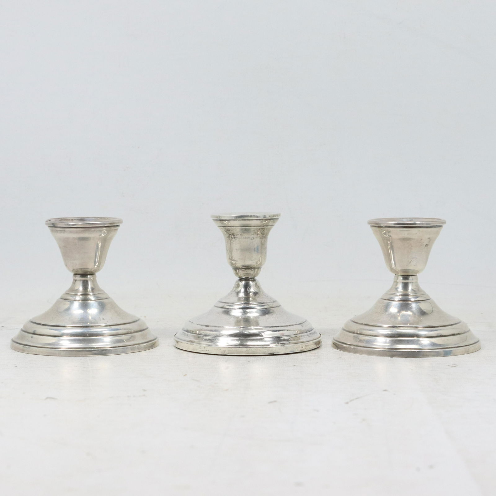 [3] Sterling Silver Weighted Candlesticks (1 of 7)