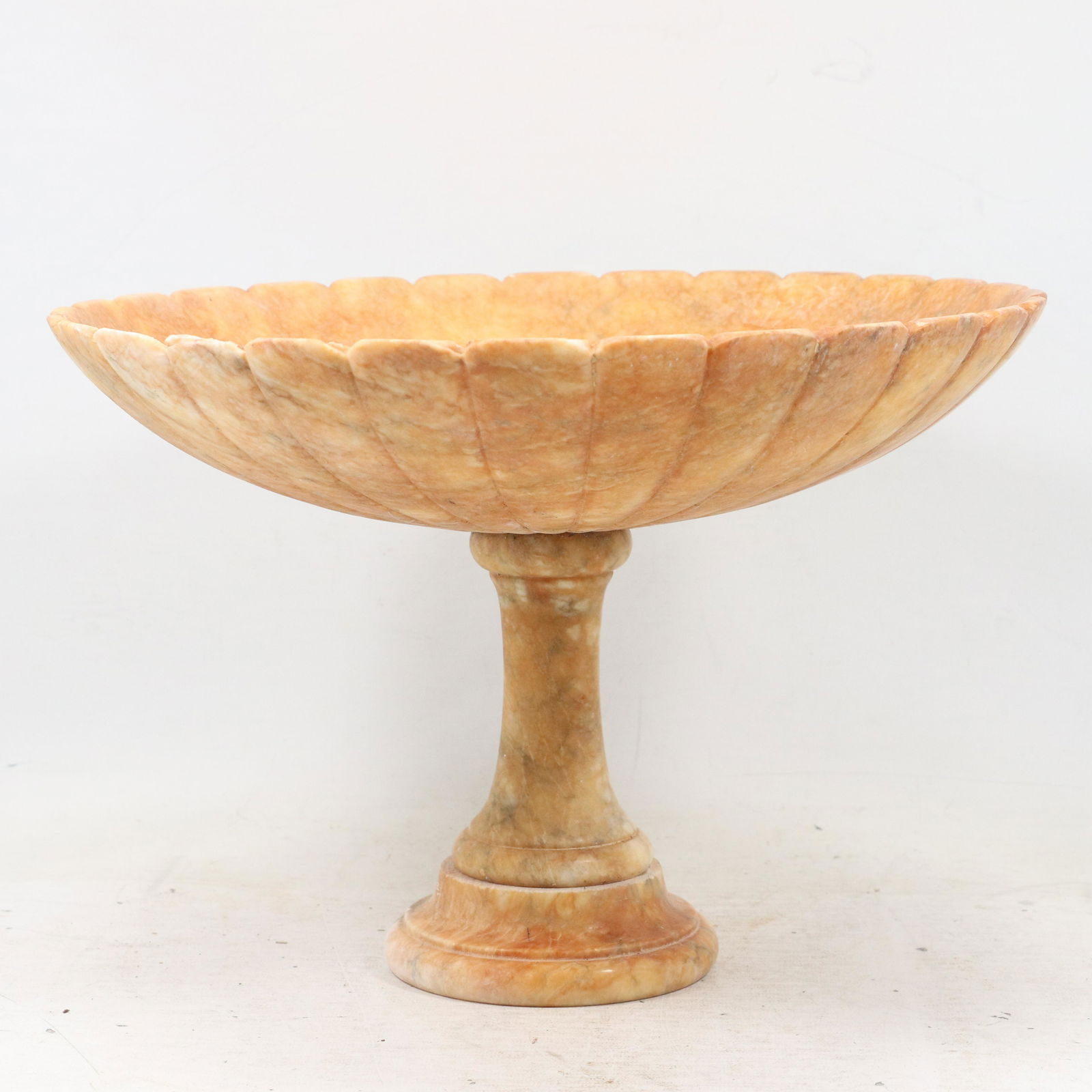 Italian Marble Roman Style Pedestal Base Compote (1 of 8)