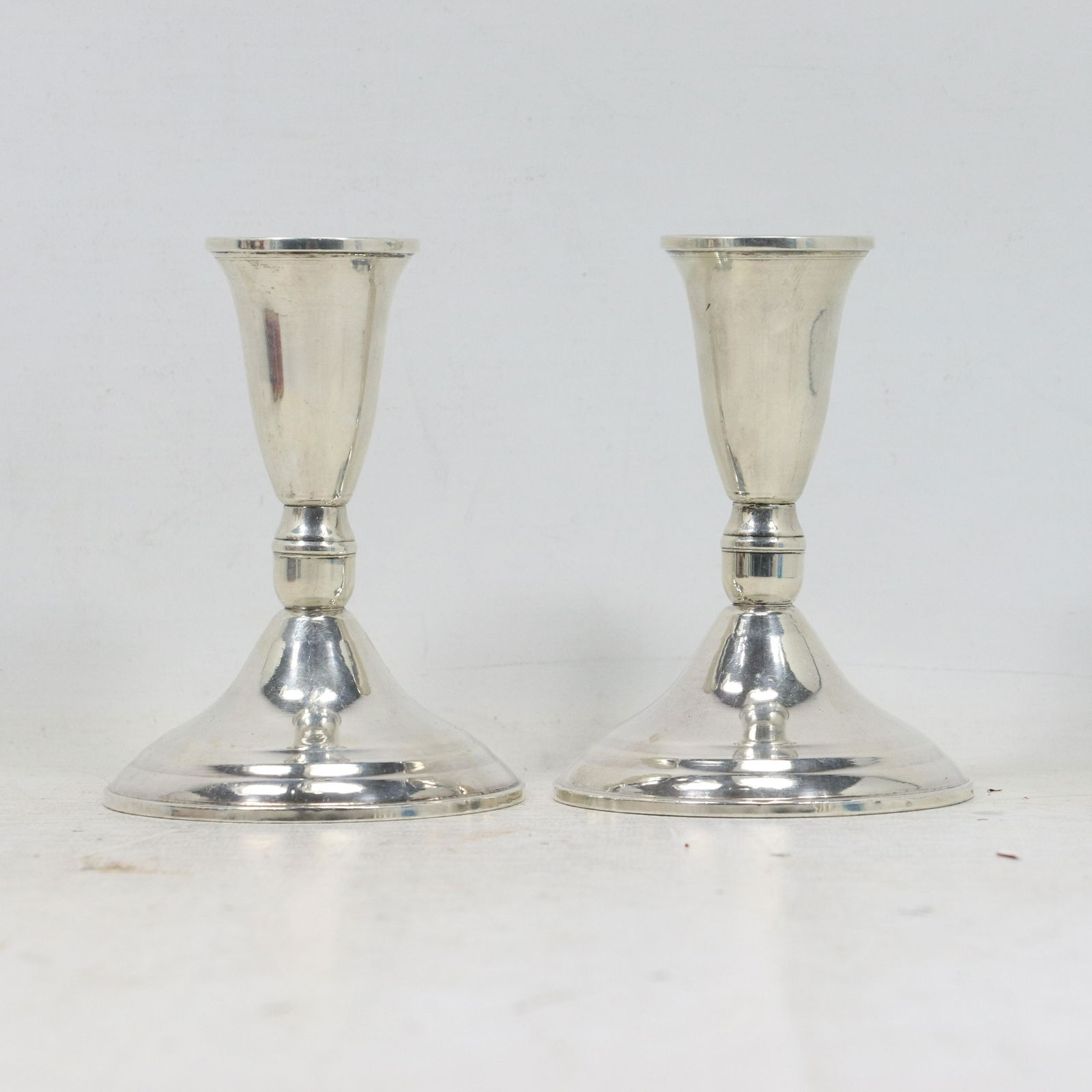 2 Sterling Silver Weighted Duncan Creation Candlesticks (1 of 7)