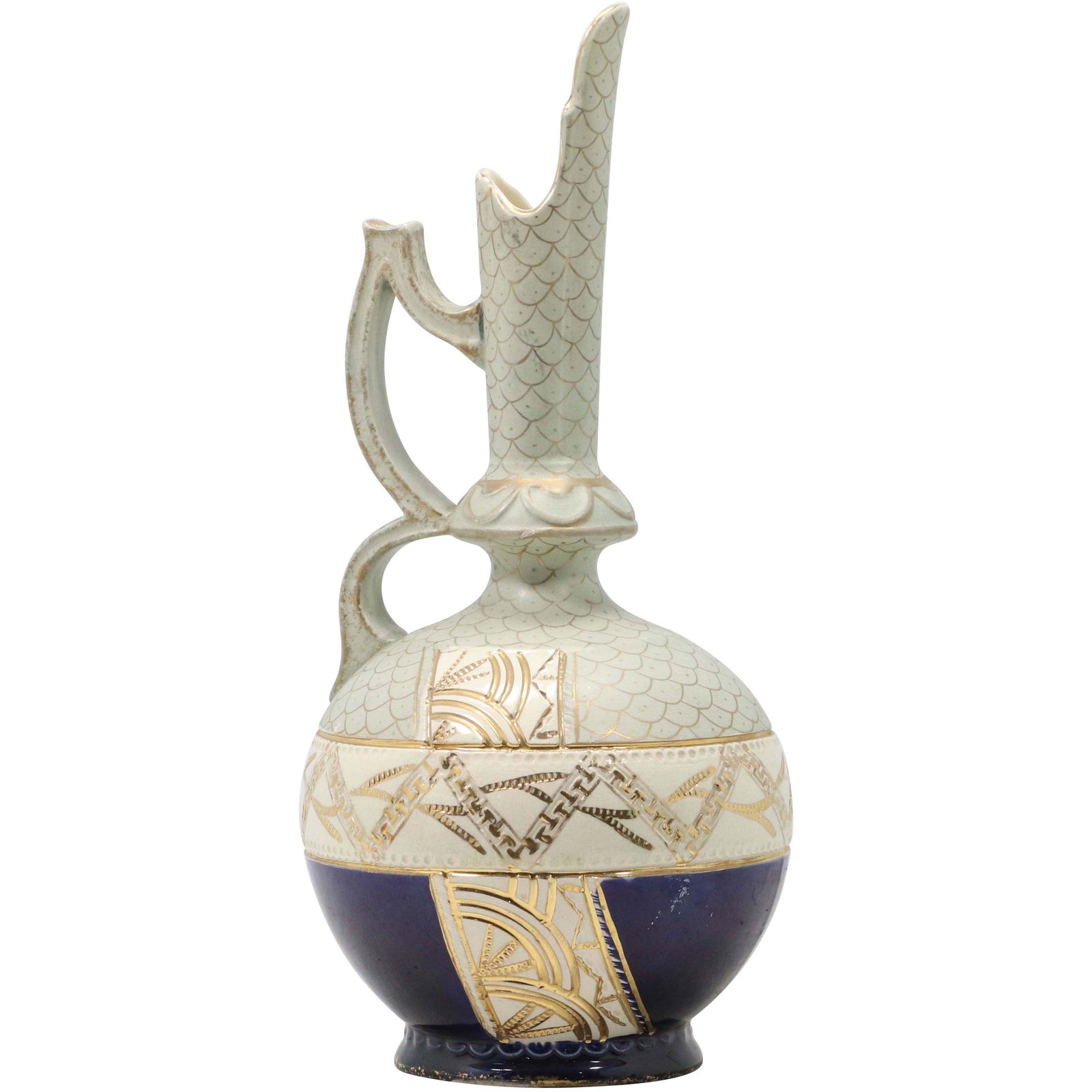 Antique 19th C. French Porcelain Ewer Decorated (1 of 7)