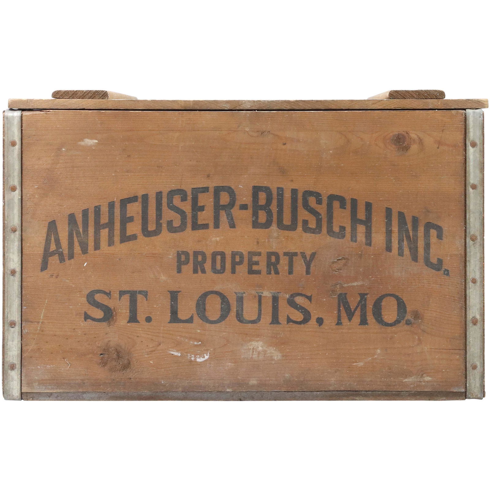Anheuser-Busch St. Louis MO Wood Crate Box (1 of 10)