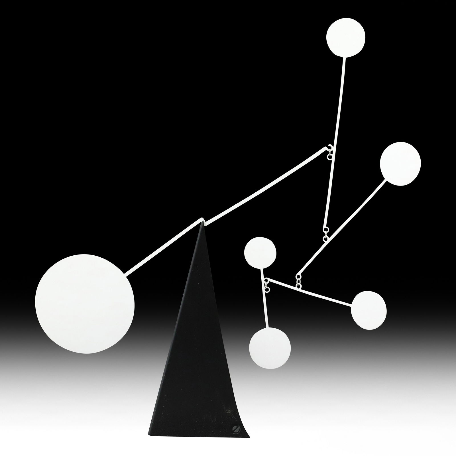 Modern Design Metal Black & White Desk Top Mobile (1 of 9)