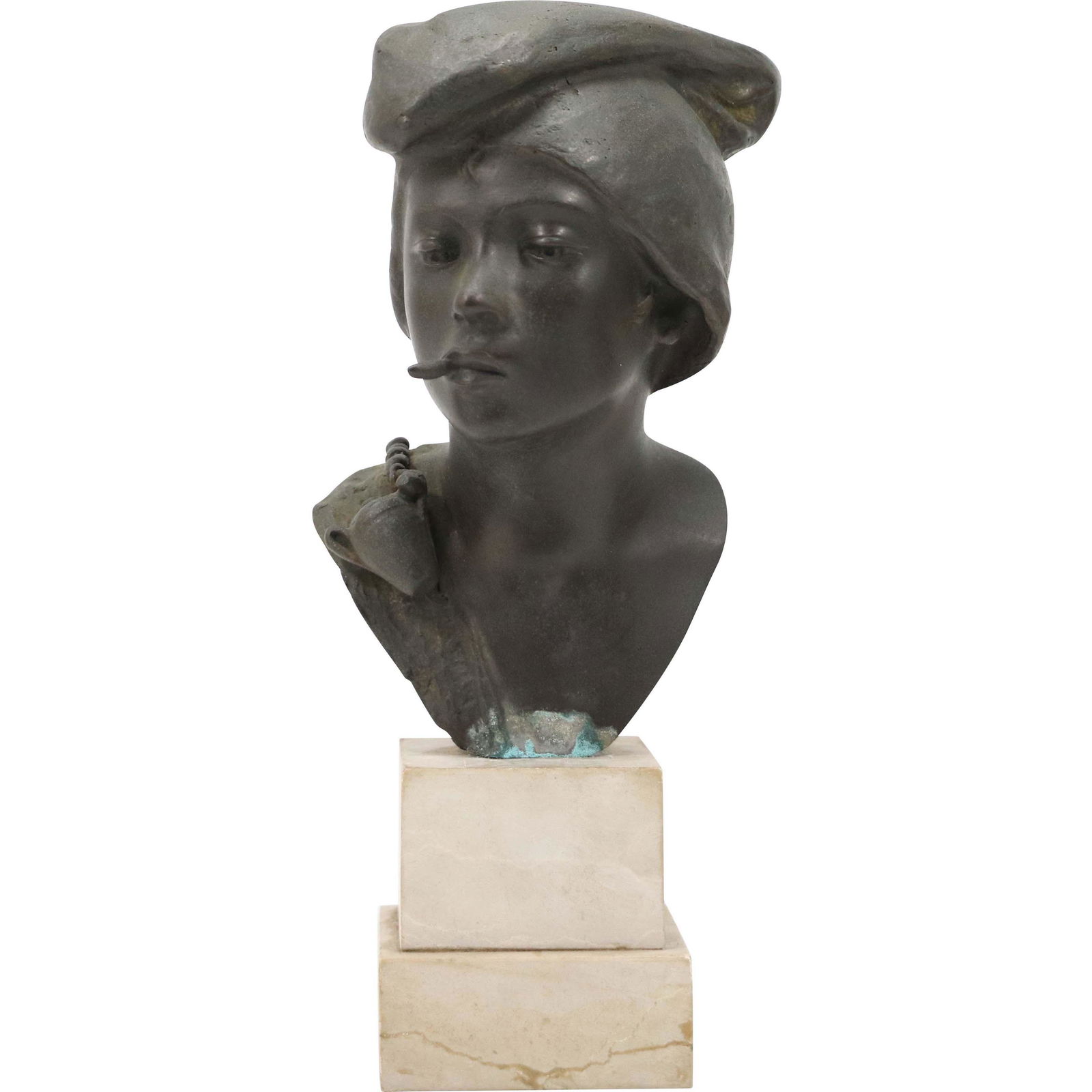 Achille Dorsi 1845-1922, Bronze Mezzobusto Di Scugnizzo (1 of 7)