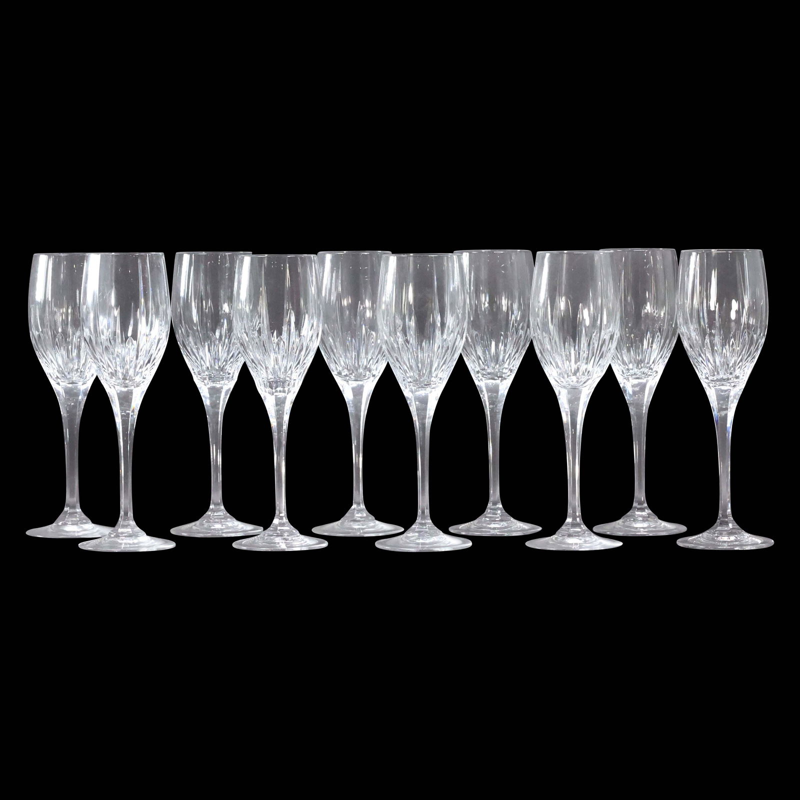 10 Elegant Crystal Glass Cocktail Stemware (1 of 6)
