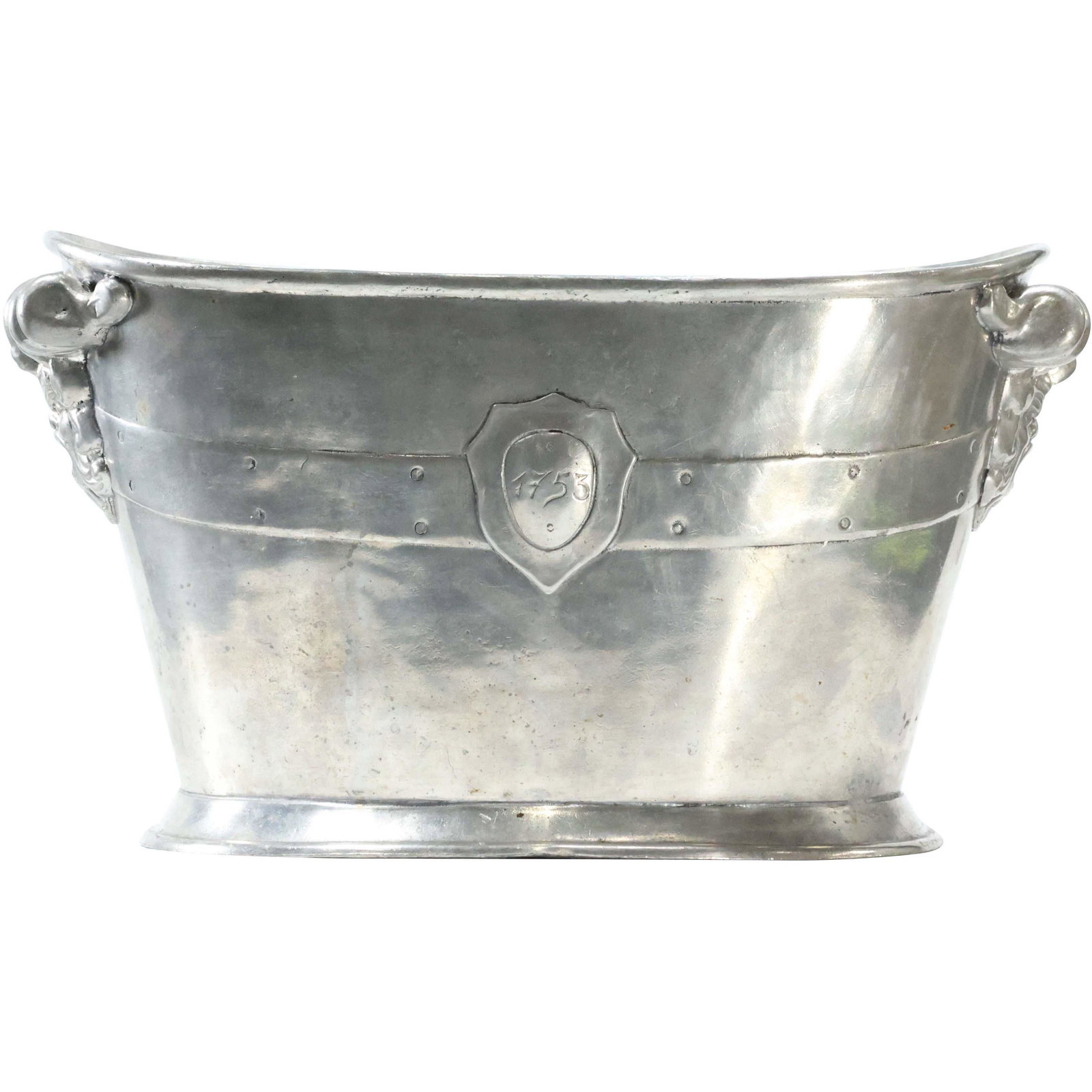 Pewter 18th C. Reproduction Tub - Italy (1 of 9)
