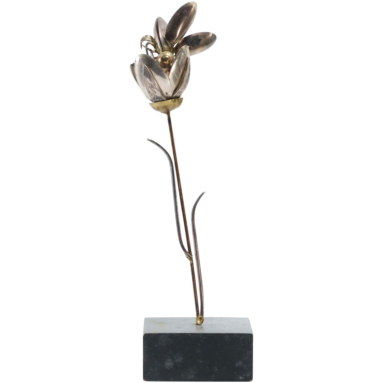 RAUL ZUNIGA Casa Del Arte 1971 Metal Sculpture Flower (1 of 9)