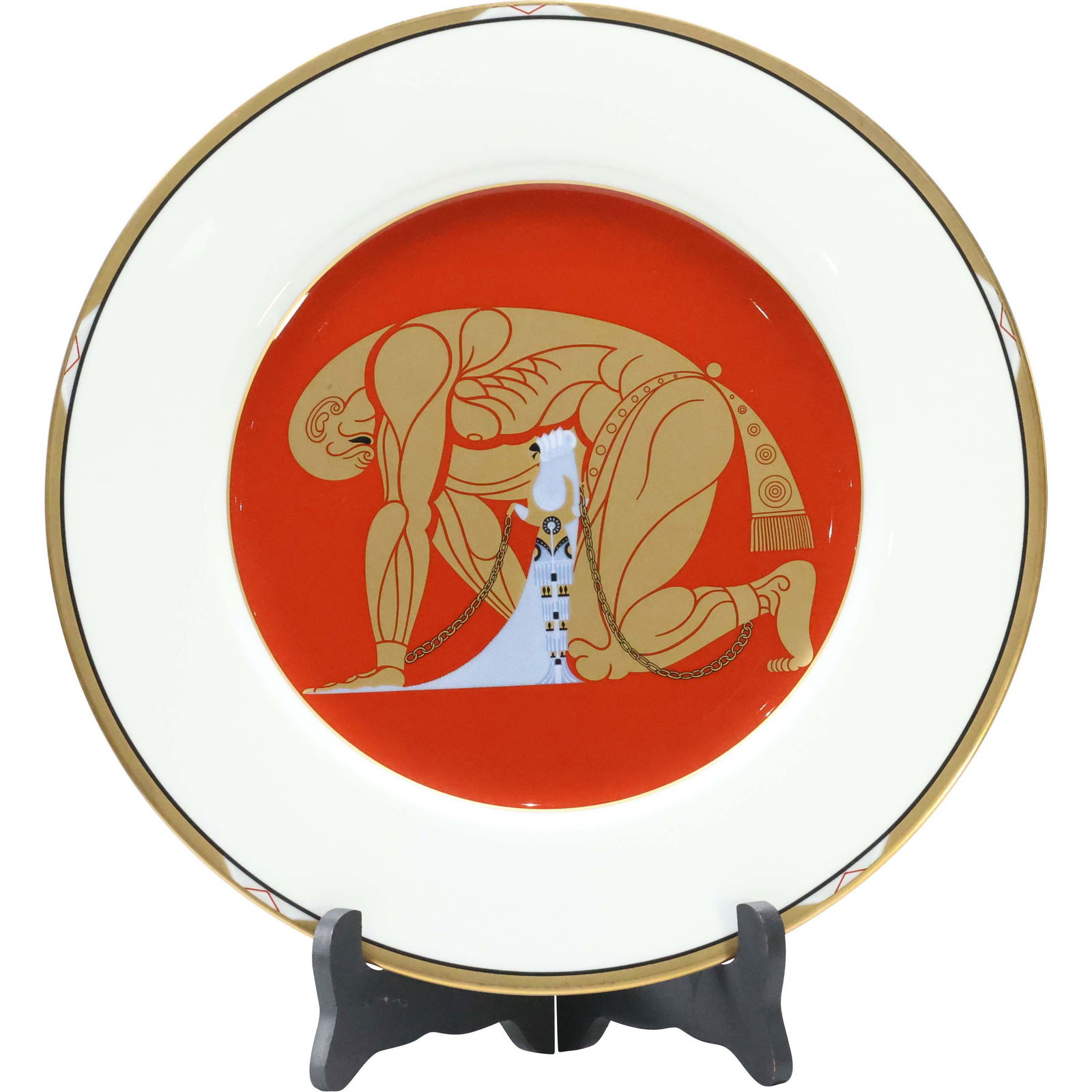 ERTE "Samson and Delilah" Fine Porcelain Figure Plate (1 of 8)