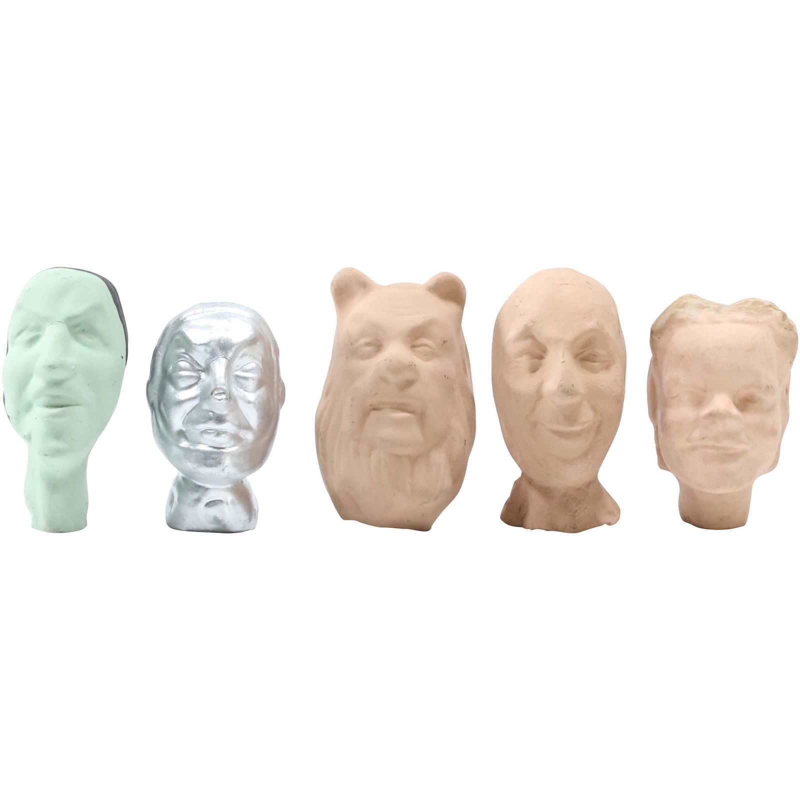 5 Assorted Wizard of Oz Bust Figures Paper Mache (1 of 11)