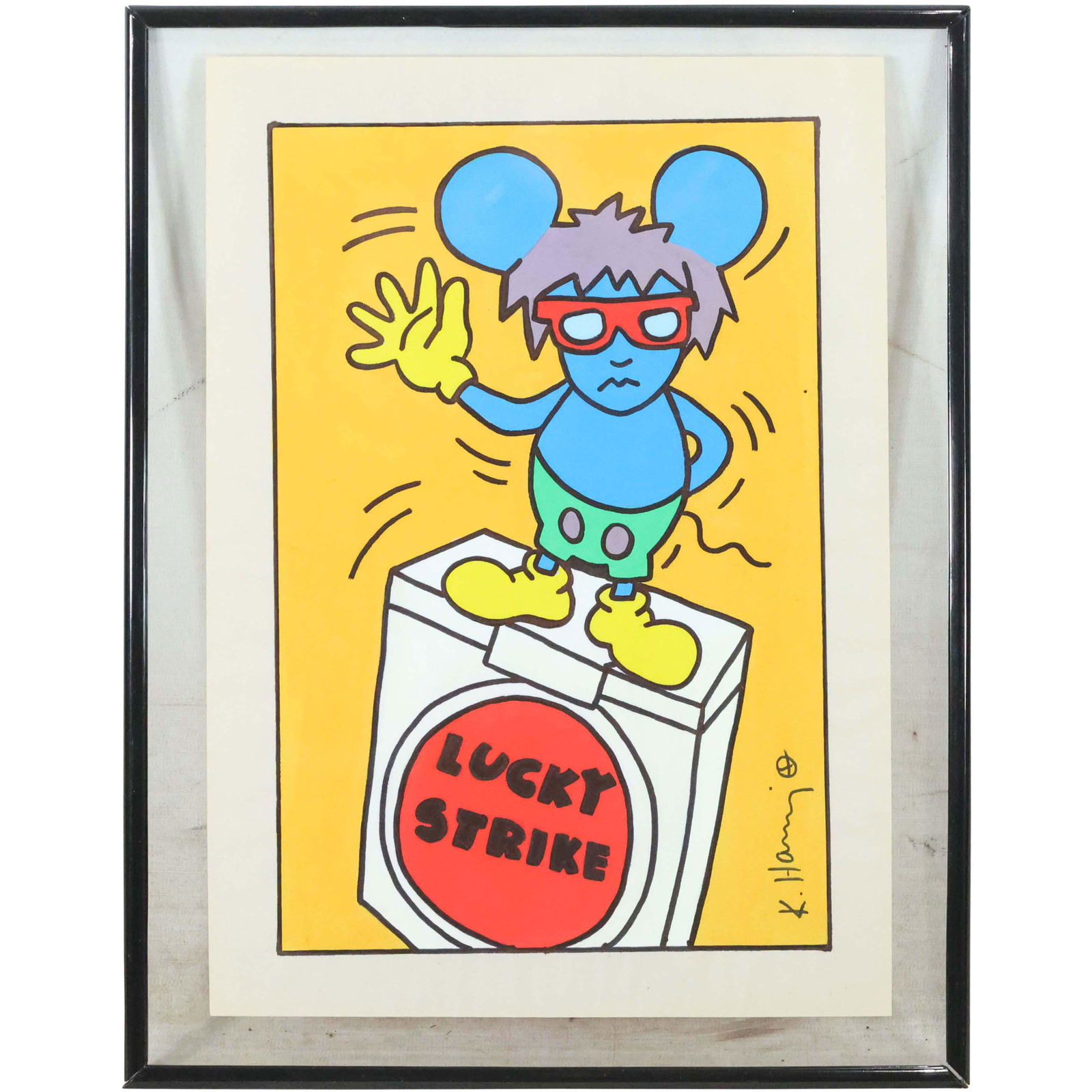 Keith Haring(after); 20thC. Felt -Tip Drawing (1 of 11)