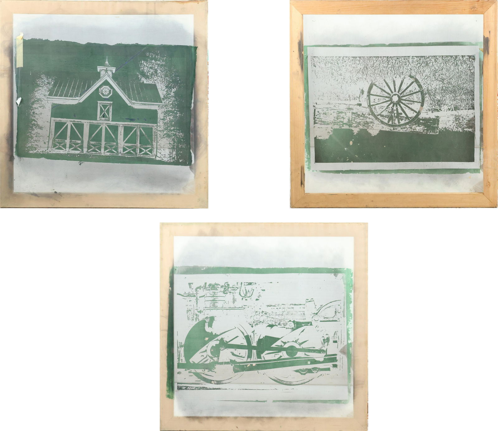 Andy Warhol(after); Three(3) Modernist Silkscreens (1 of 20)