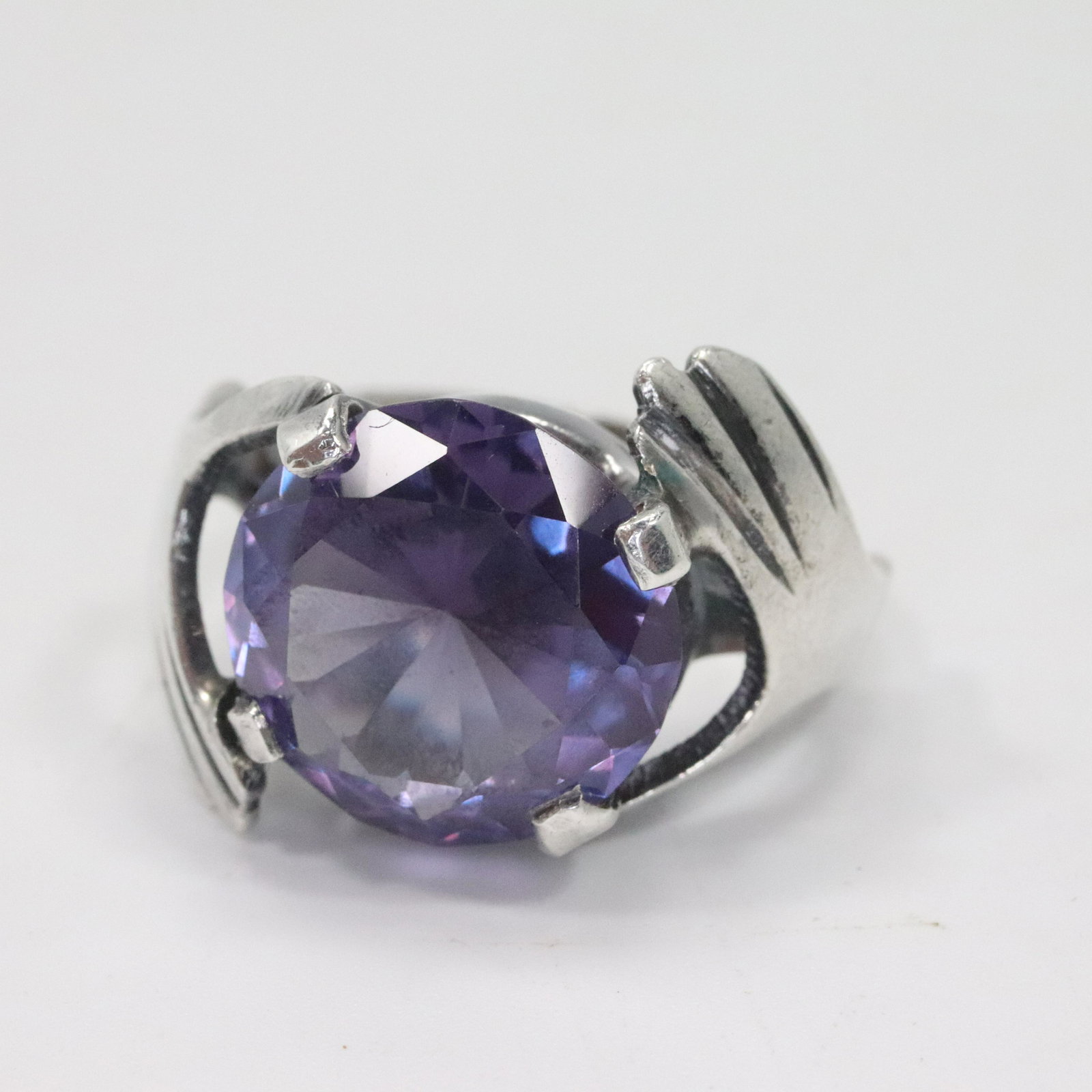 Sterling Mexico Purple Topaz Ring Size 6 (1 of 4)