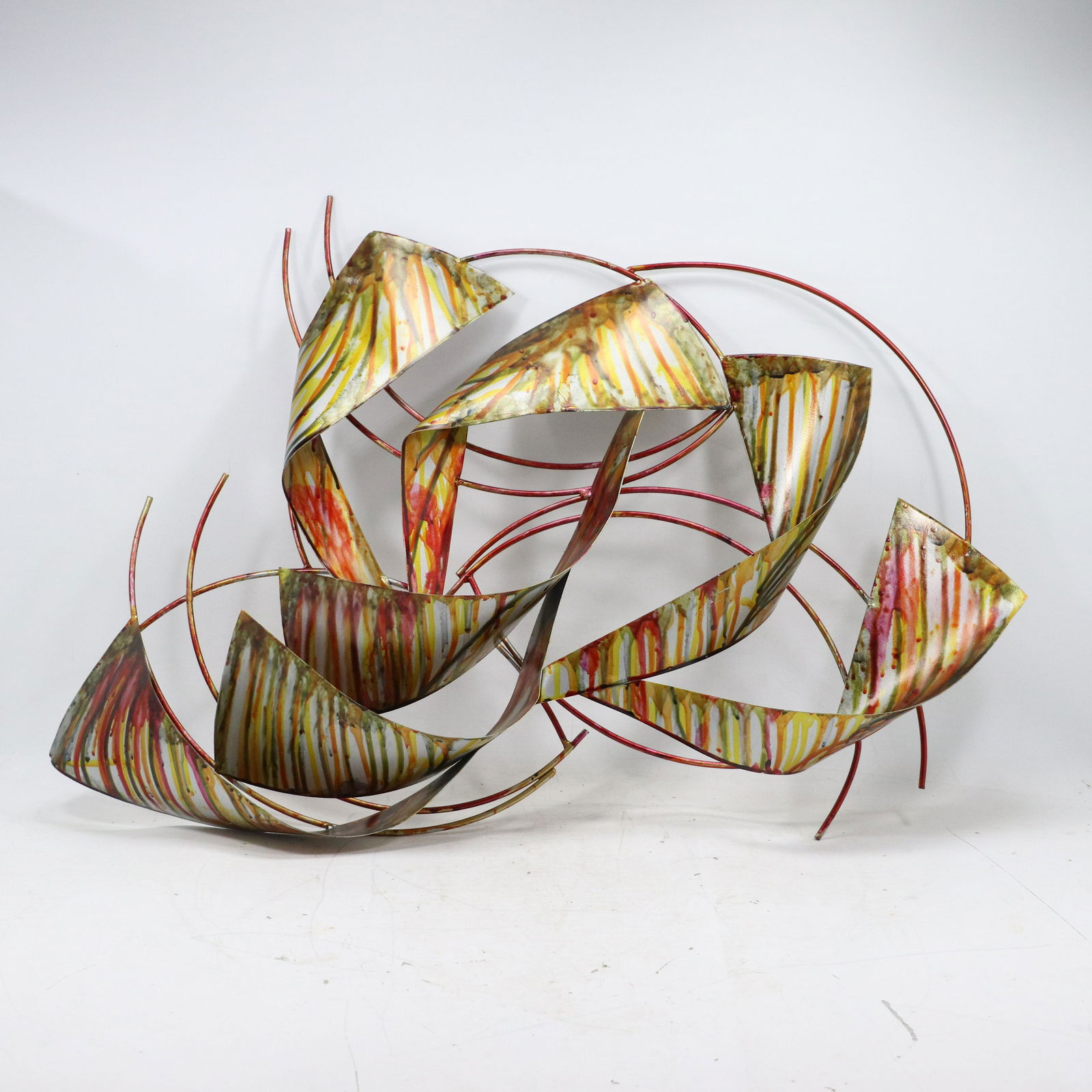 Modern Abstract Design Metalware Wall Art Sculpture (1 of 10)