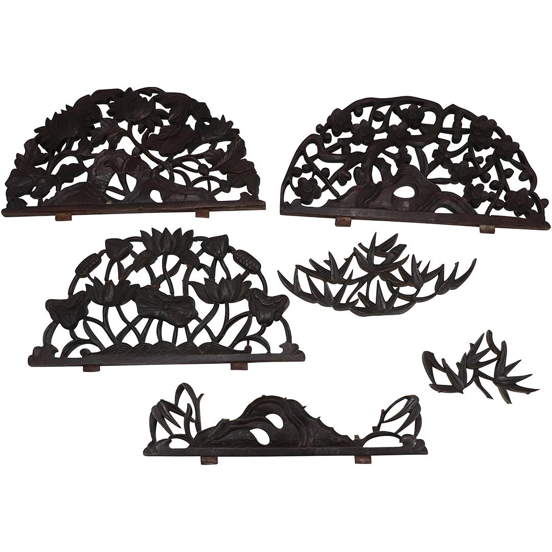 [6] Hand Carved Chinese Wooden Architectural / Furniture Elements (1 of 18)