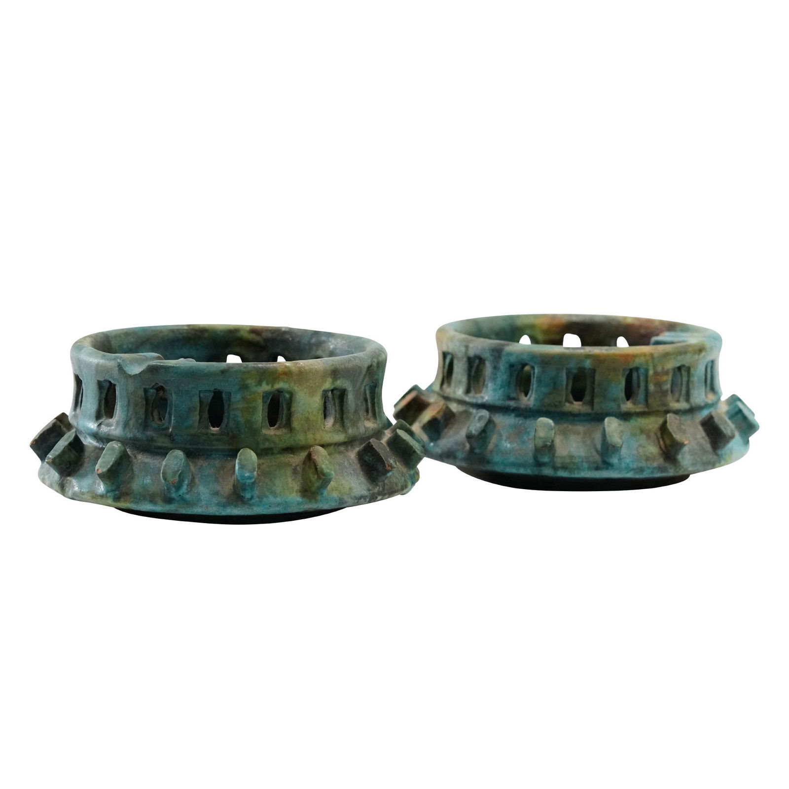 [2] Sea Garden Pierced Ashtrays by Alvino Bagni (1 of 11)