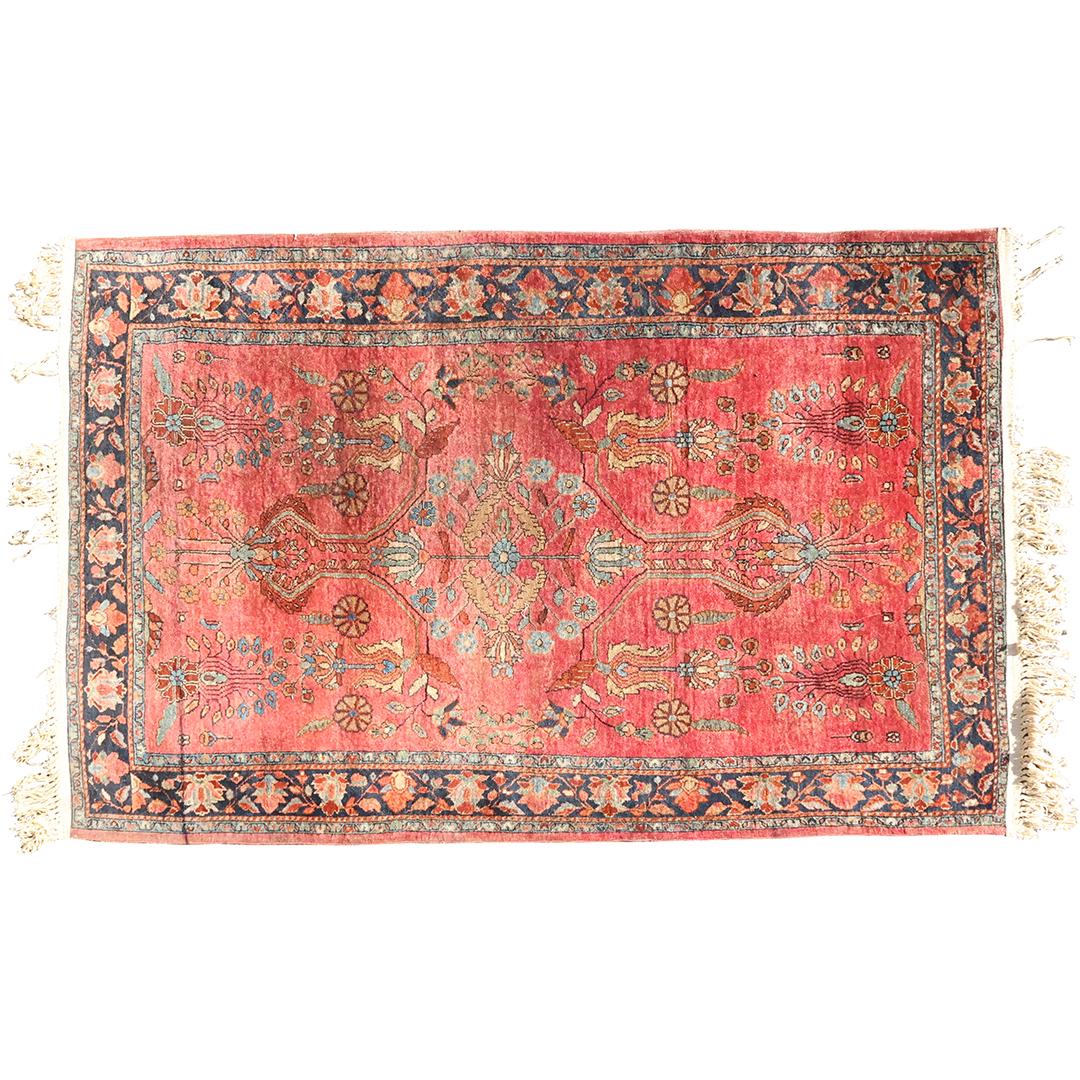 Antique Persian Farahan Sarouk Rug - Hand Made Wool - Clean (1 of 8)