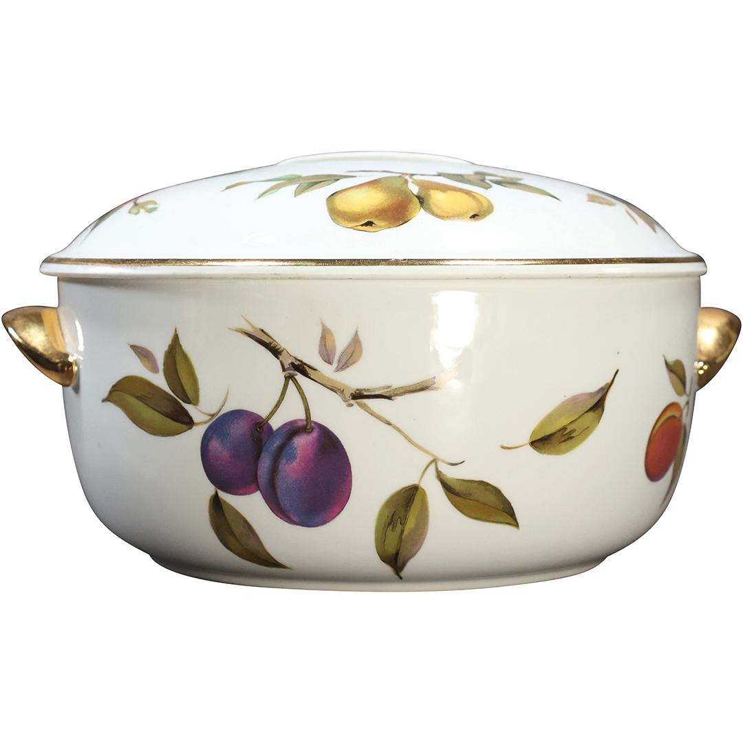Royal Worcester England "EVESHAM" Porcelain Covered Casserole (1 of 7)