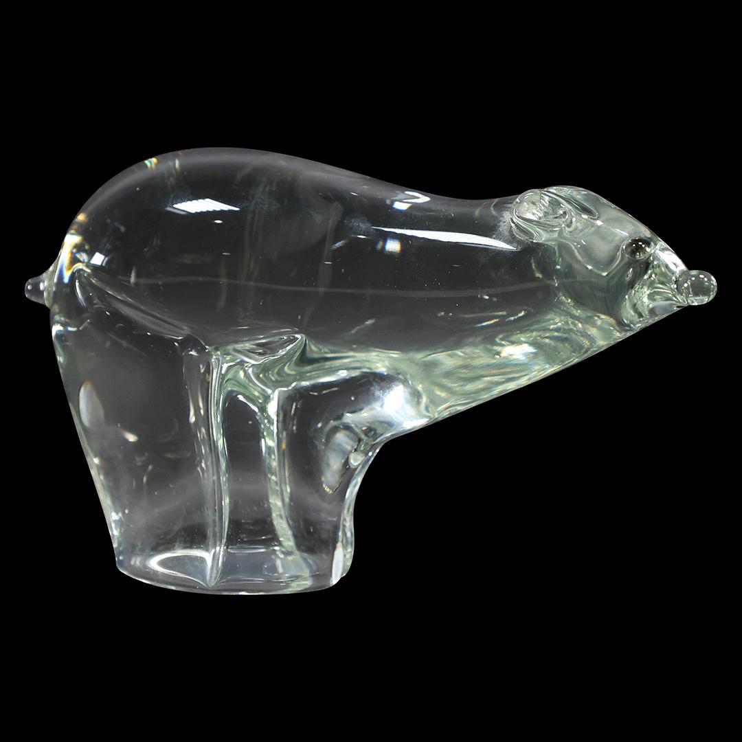 Crystal Glass POLAR BEAR Figure Sculpture (1 of 7)