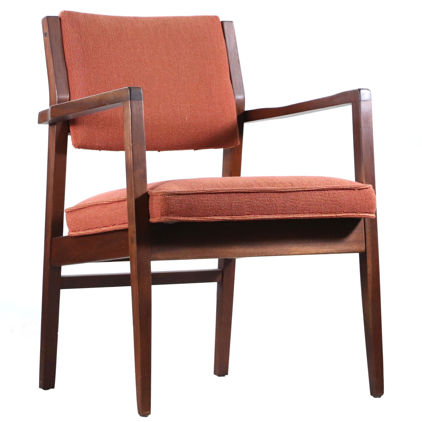 Mid-Century Modern Danish Walnut Wood Arm Chair (1 of 17)