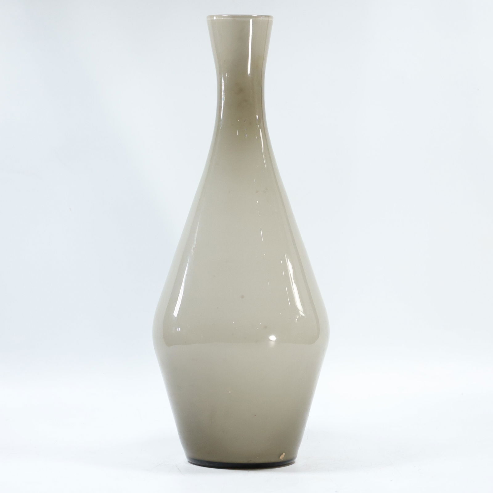 BALBOA Italian Venetian Smoked Glass Bowling Pin Shape Vase (1 of 8)