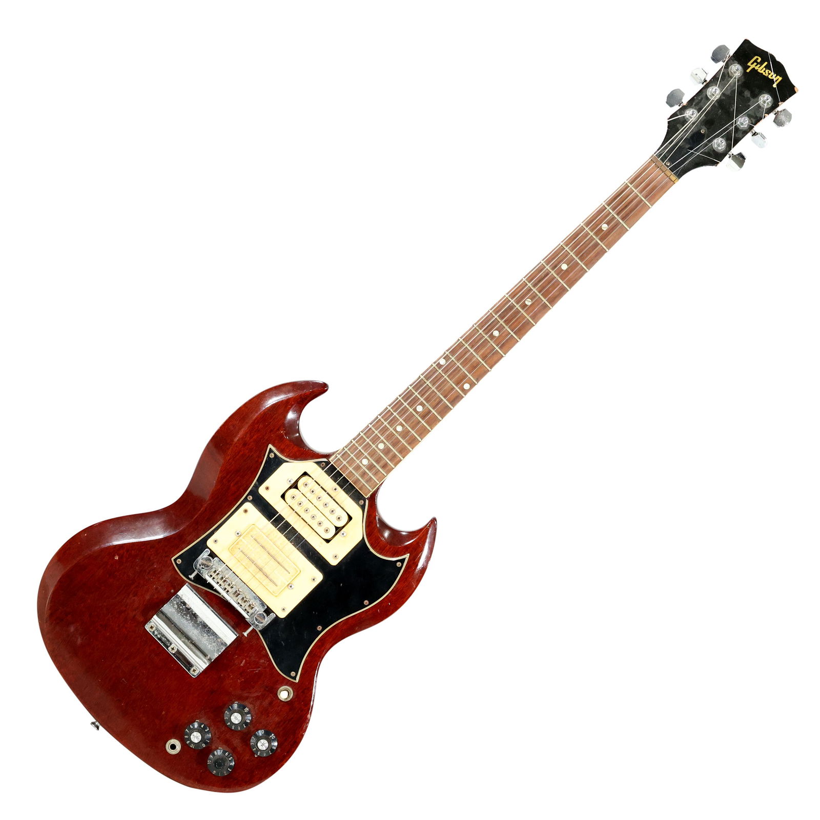 1969 GIBSON ELECTRIC GUITAR in Original Case SG Standard Serial # 562013 (1 of 20)