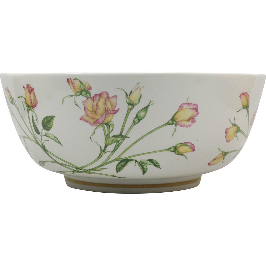The Rose Garden Bowl by Maureen Jensen - c. 1979 Franklin Porcelain. (1 of 7)