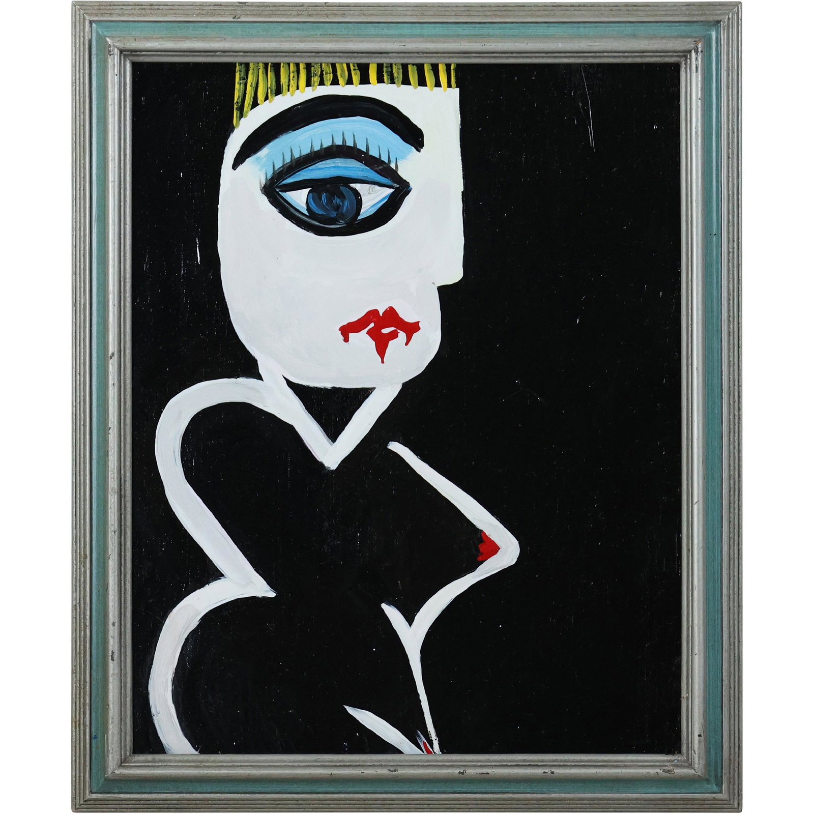 THOMAS PULGINI, American, Oil Painting Abstract Woman - Signed (1 of 11)