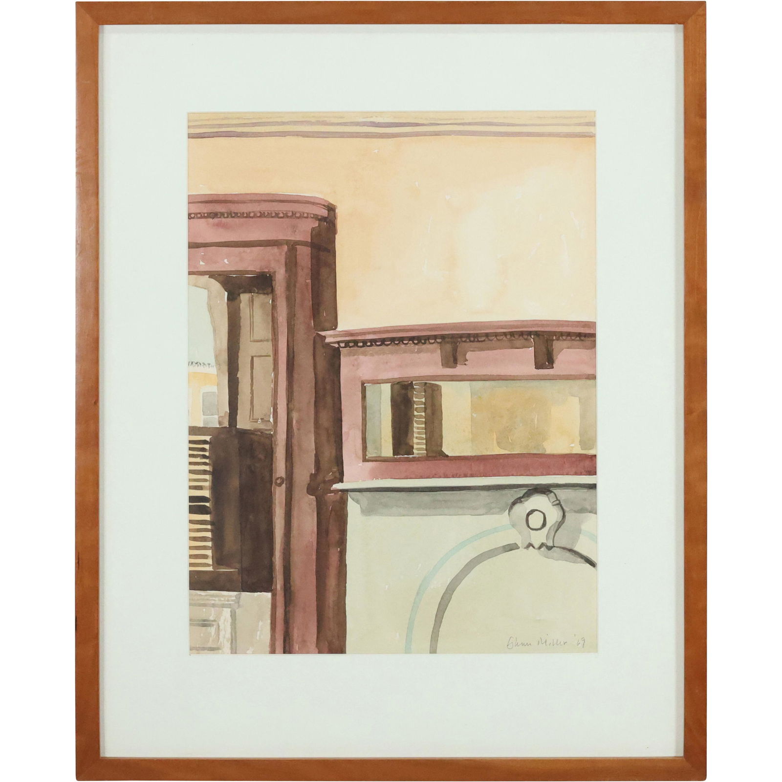 Vintage Watercolor Painting from Estate of Glenn E Miller, Drexel Hill Pa, PAFA (1 of 10)