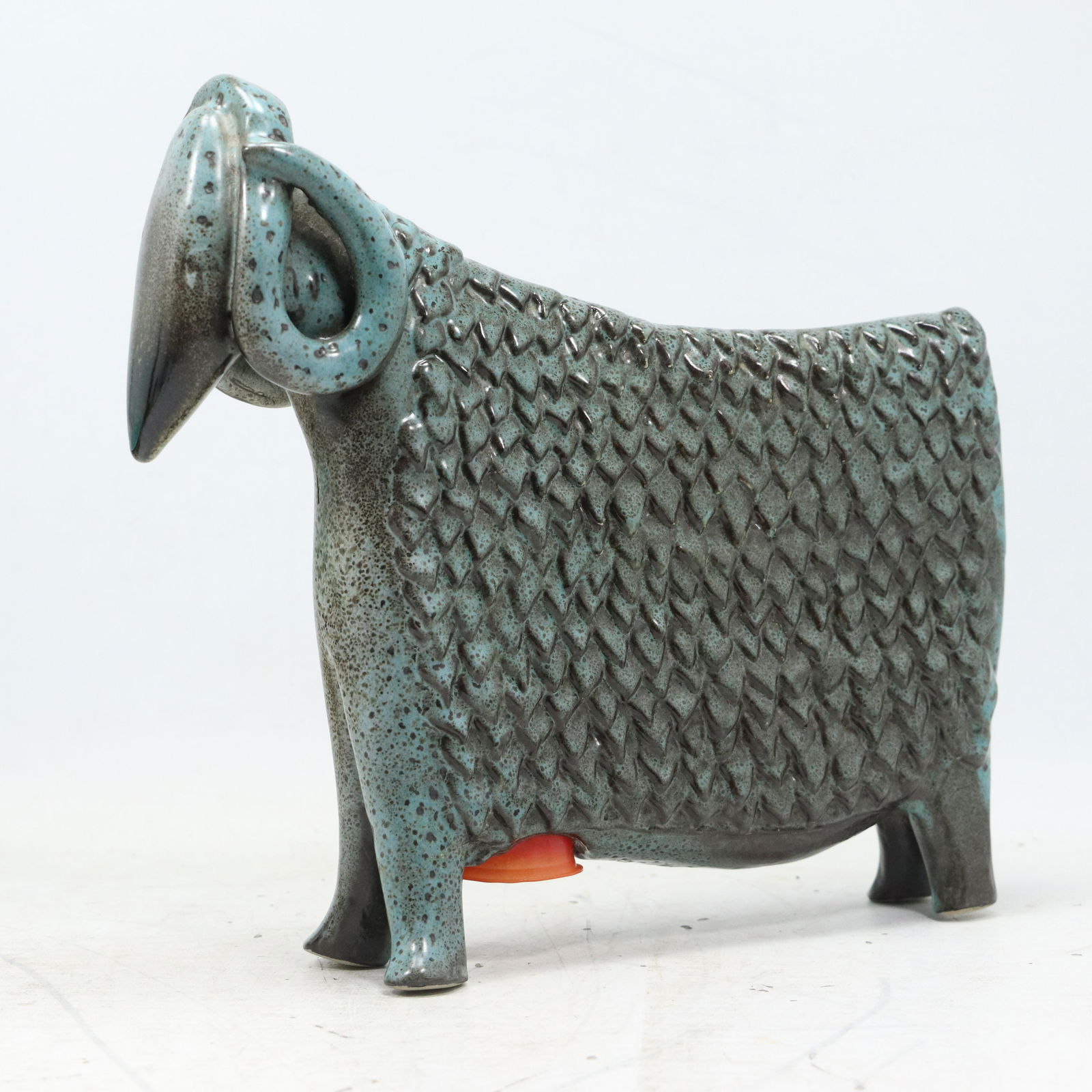 Bennington Pottery Sheep Ram Figure Sulpture by David Gil and Yusuke Aida - Modernism (1 of 6)