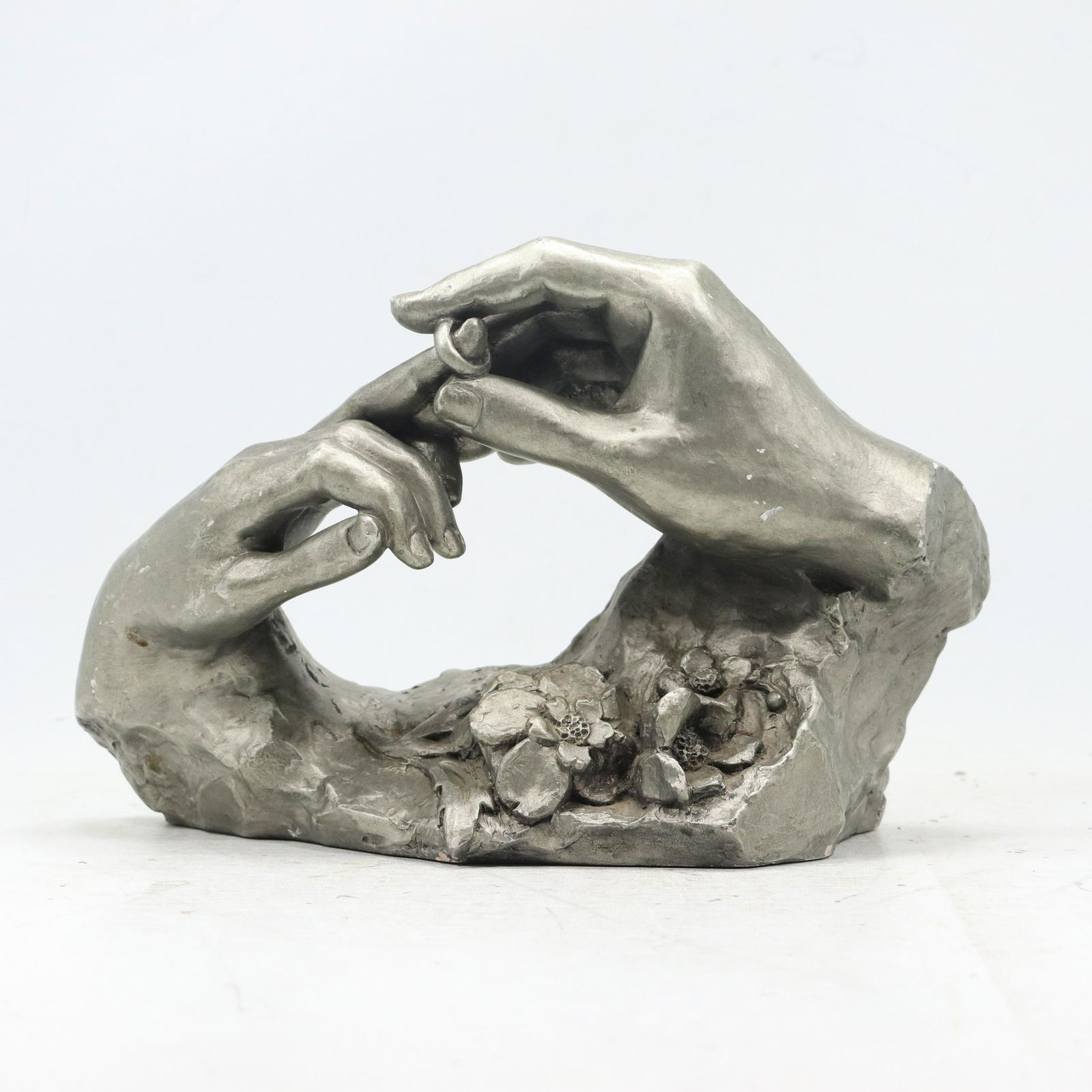 Austin Sculpture " Ring on Finger - Proposal" Hard Plaster Composition (1 of 9)