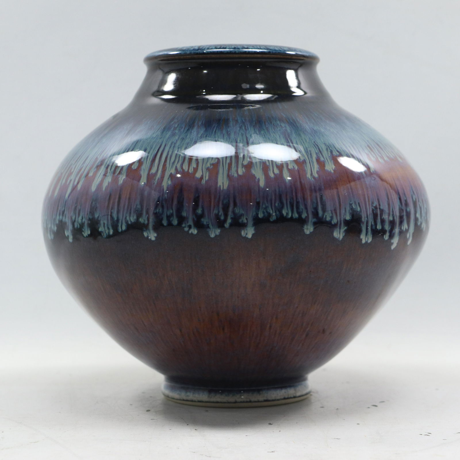 Lava Drip Glazed Studio Art Pottery Vase (1 of 7)
