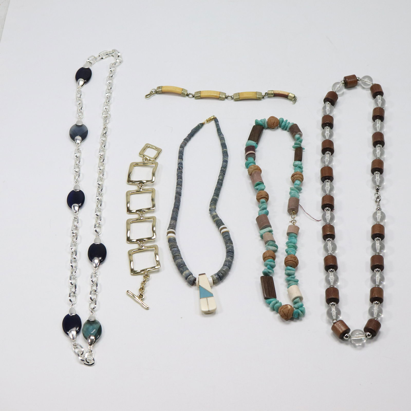 [4] Four Assorted Necklaces and [2] Two Bracelets - Nice Variety (1 of 11)