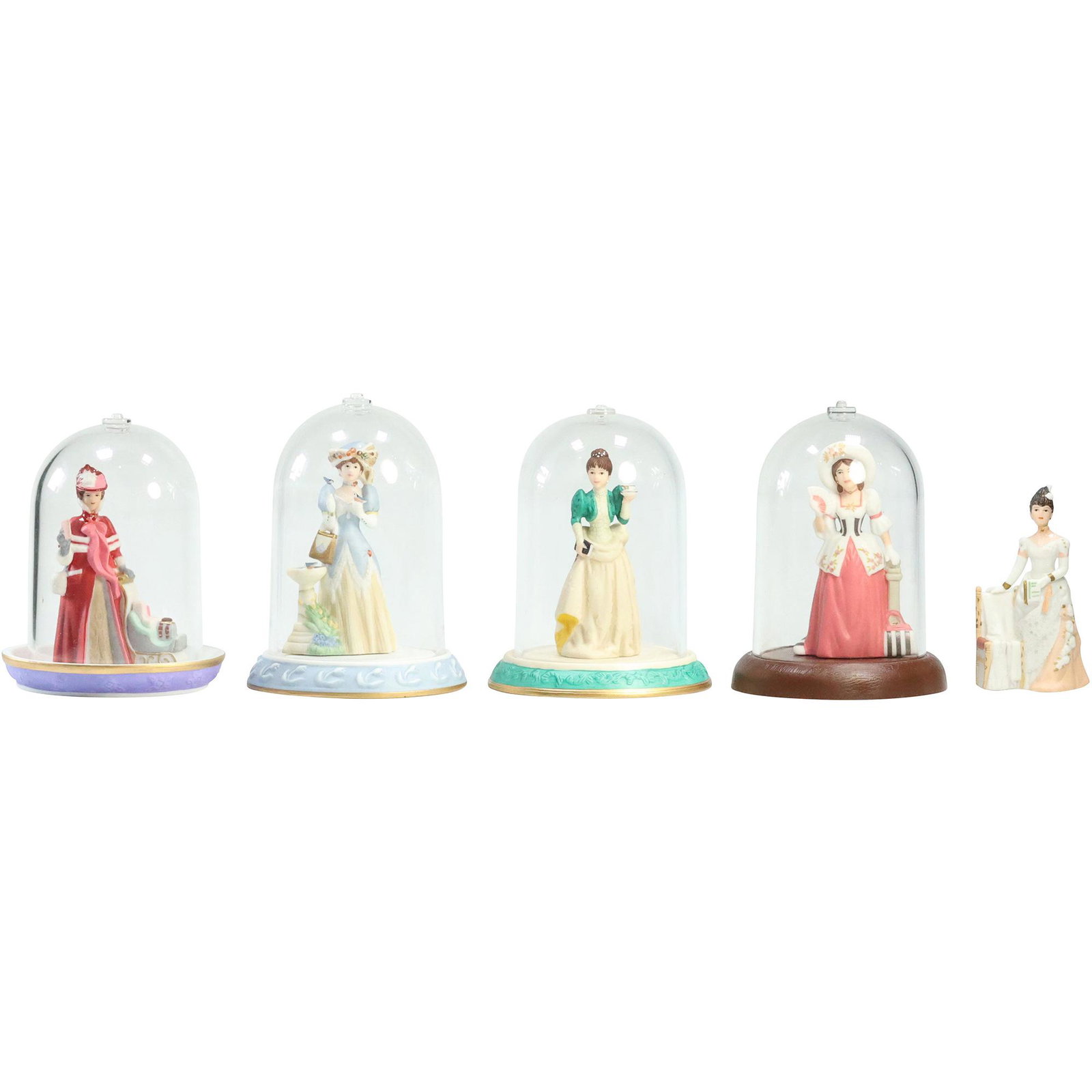 [5] FIVE Assorted AVON COLLECTIBLES FASHION WOMEN FIGURES / STATUES (1 of 17)