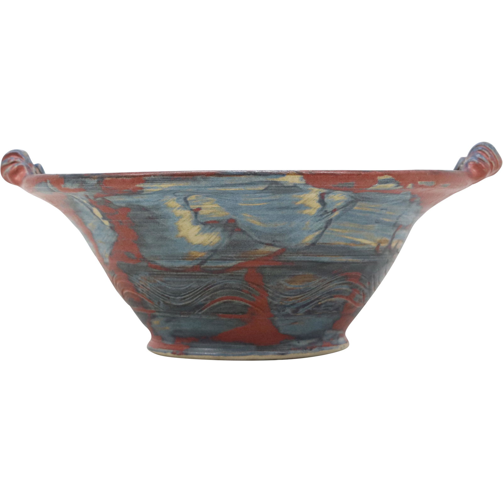 Michael Kennedy Ceramics Ireland; Studio Pottery Center Bowl Signed & Label (1 of 10)