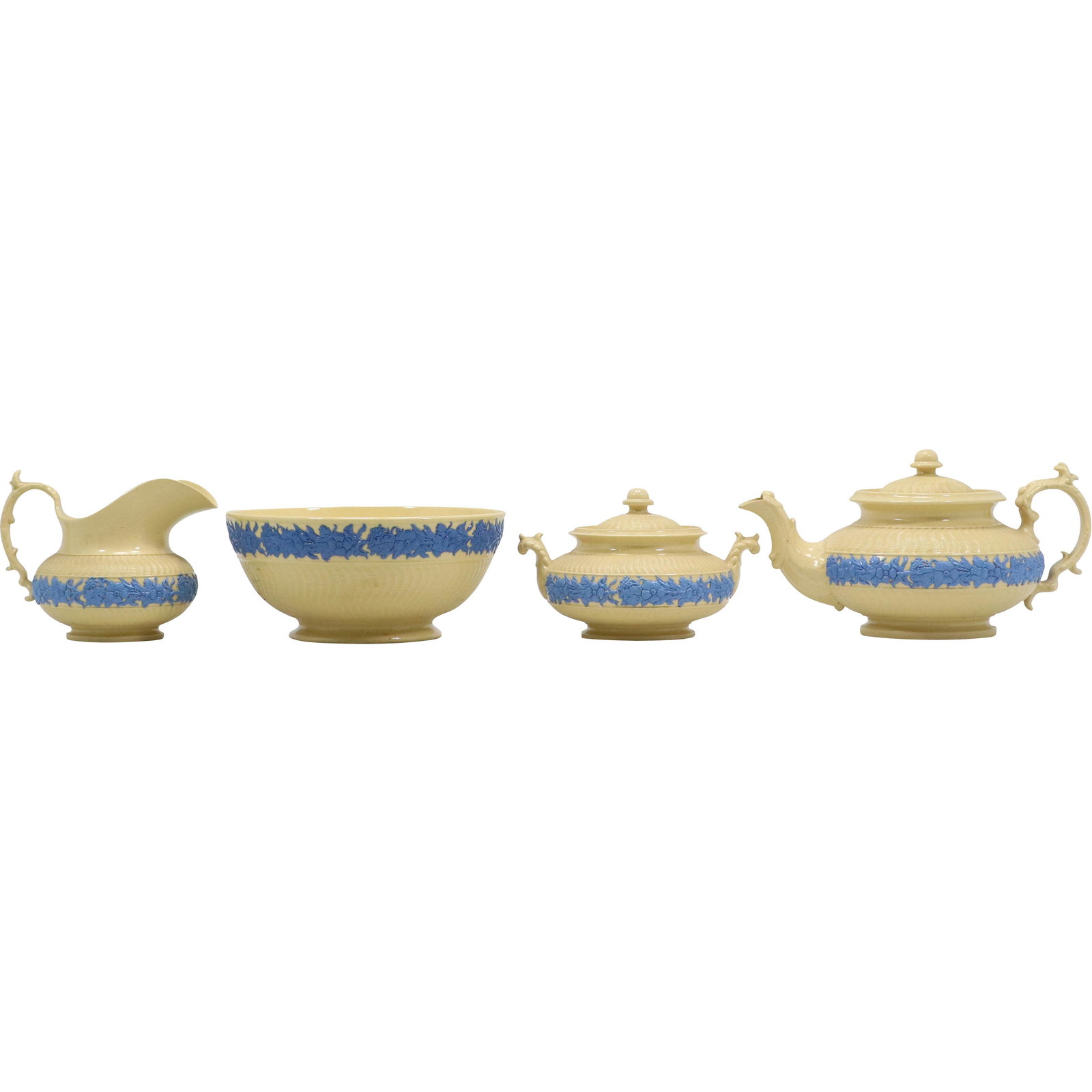 [4] Assorted Signed HACKWOOD Soft Paste Pottery Items Wedgwood Style (1 of 13)