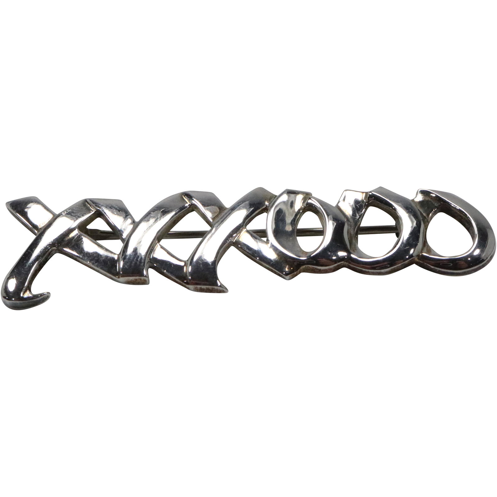 TIFFANY & CO .925 Sterling Silver Paloma Picasso XXOO Pin Brooch (1 of 6)