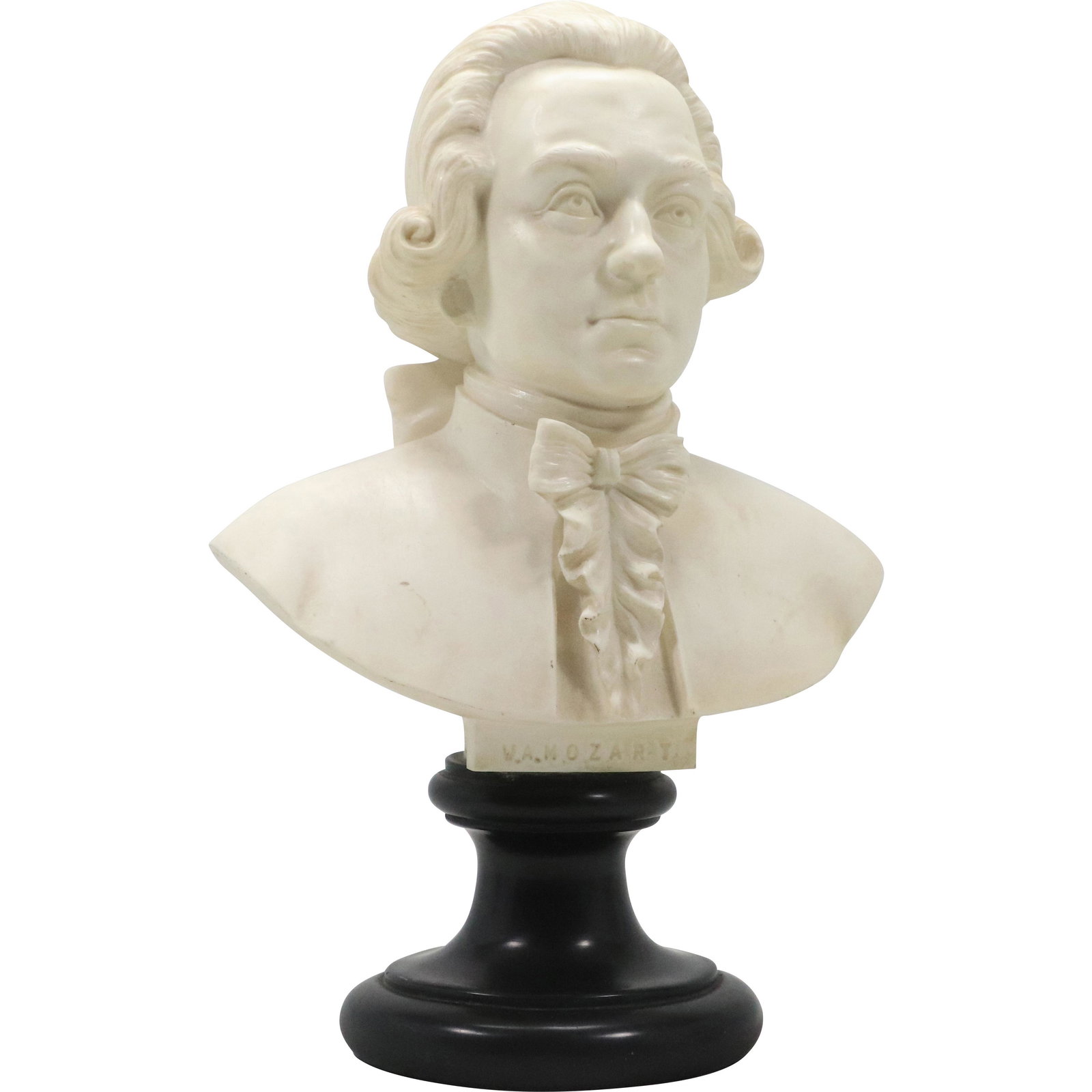 Classical Bust of Mozart - White Hard Composition (1 of 11)