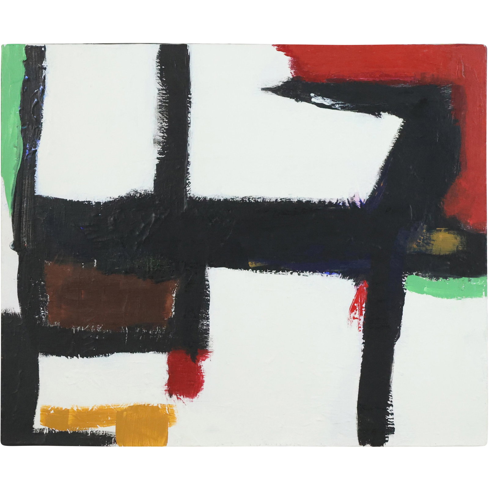 Dave Mac, 20th C. Oil/c Abstract "Pennypack Trail" Signed (1 of 14)