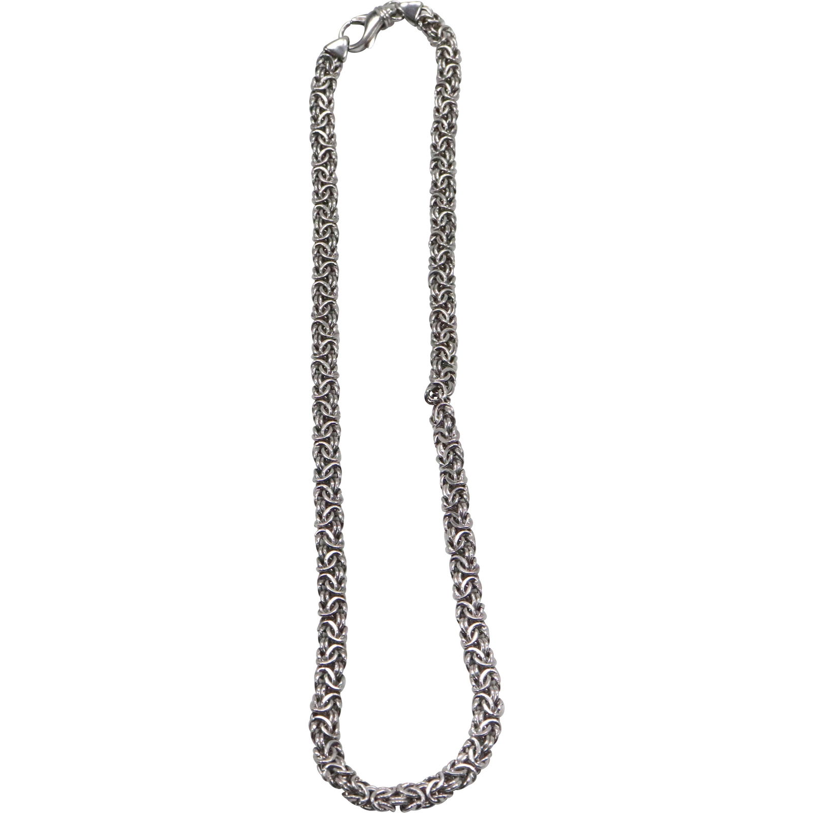 .925 Sterling Silver Inter-Twining Braided Necklace 18 in. x 1/4 in. (1 of 8)