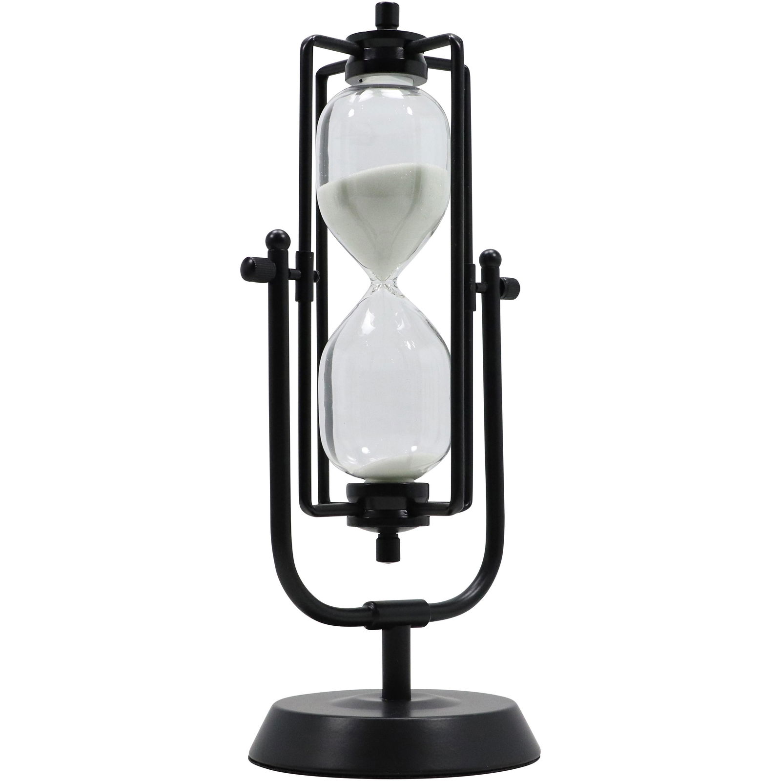 Modern Design Rotating Hour Glass on Metal Stand (1 of 8)