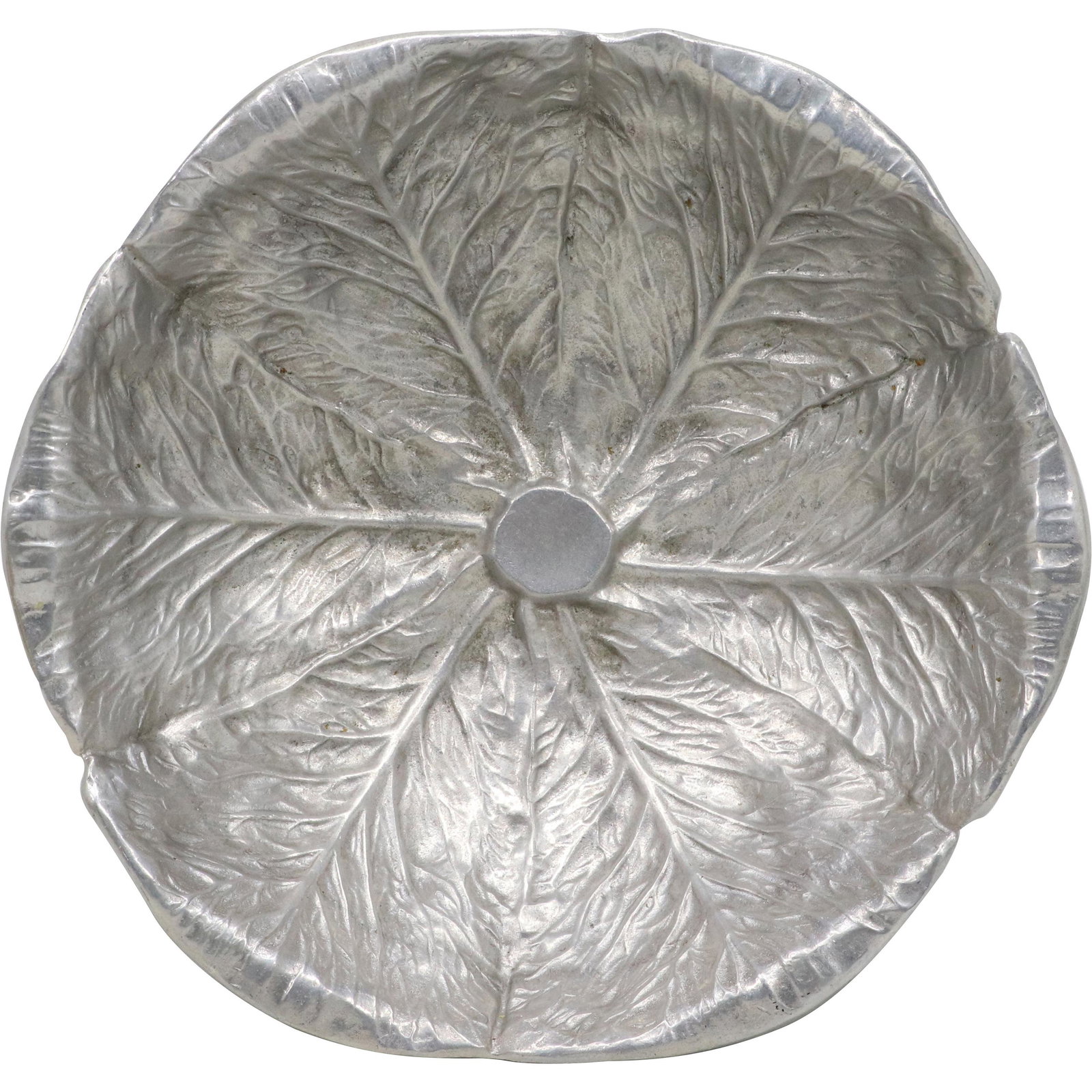 Bruce Fox Design Cast Aluminum Cabbage Leaves Bowl (1 of 9)
