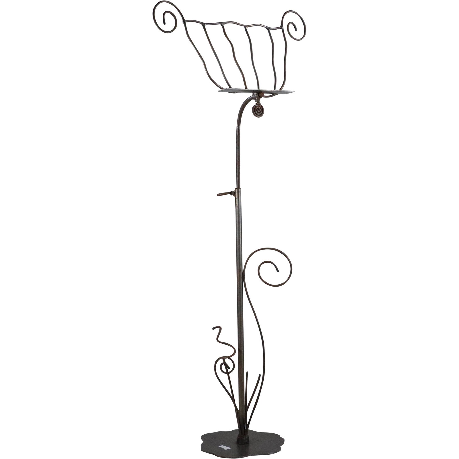 Pablo Picasso Style Sculptured Metal Music Stand: Pablo Picasso Style Sculptured Metal Music Stand. size: 47h 21w