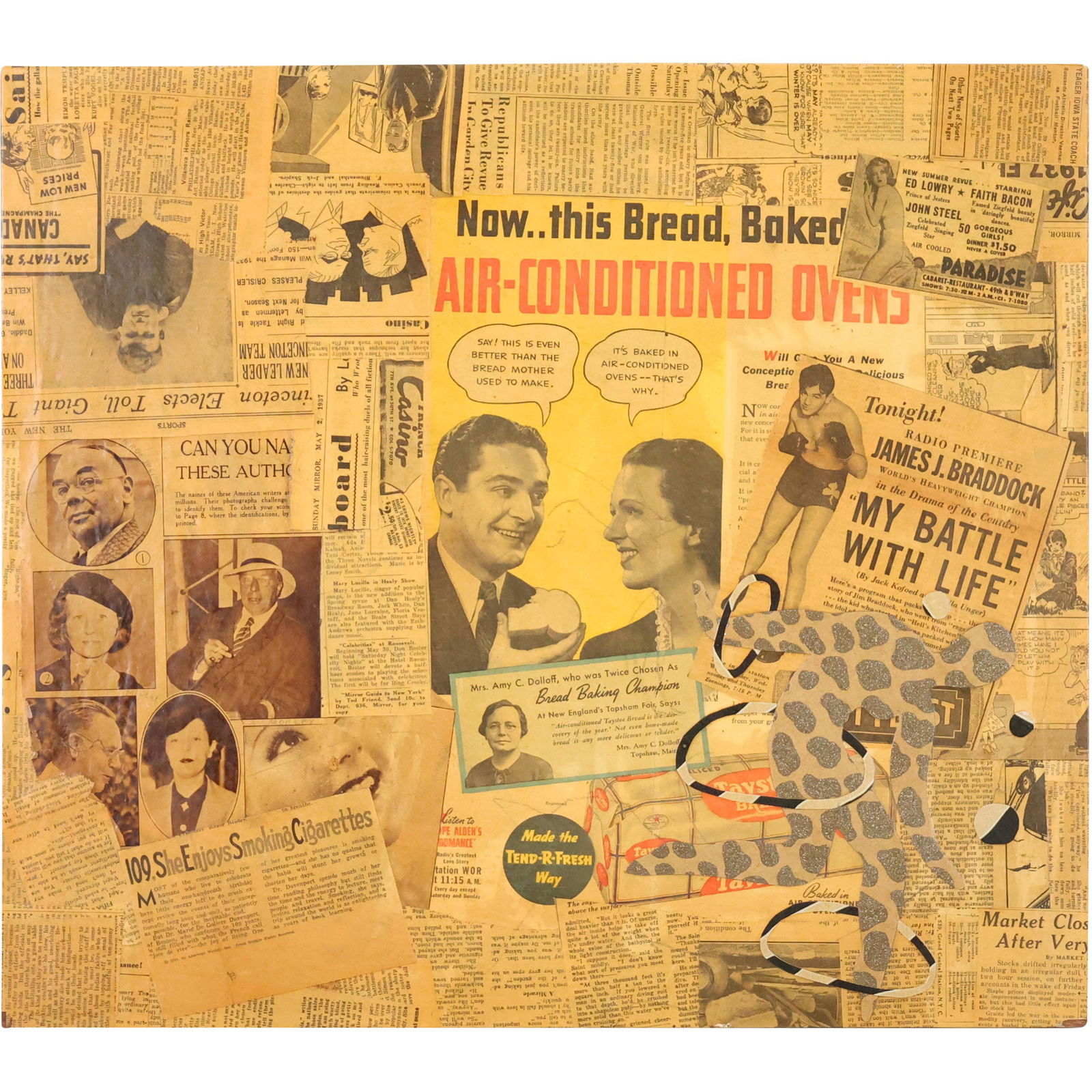 Pop Culture Collage: Pop Culture Collage. size: 19.25 x 21.75