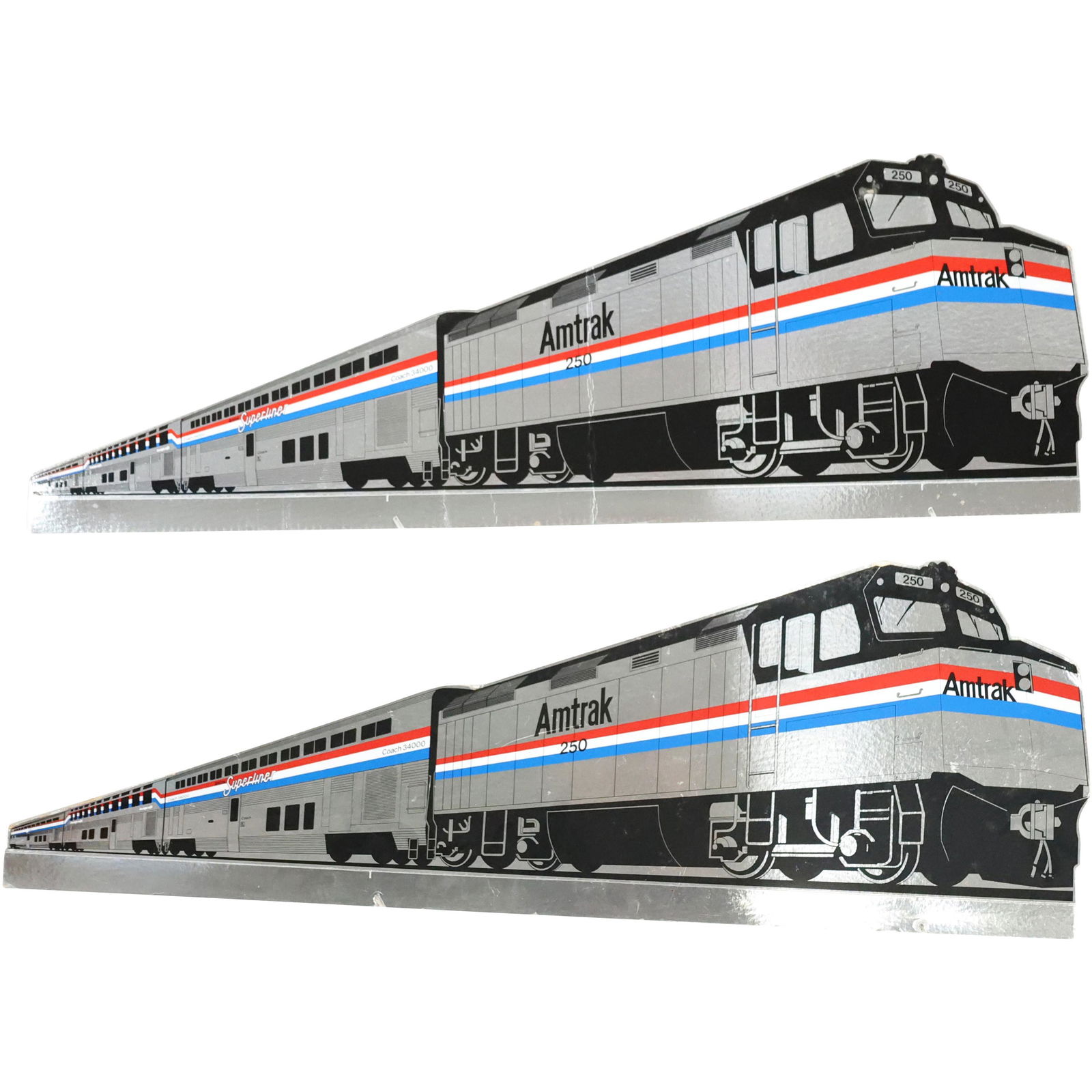 [2] Large AMTRAK Train Signs (1 of 16)