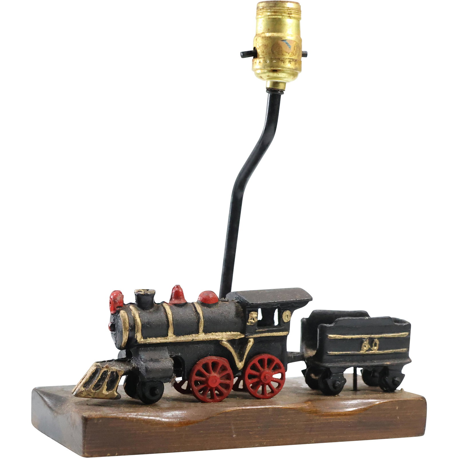 Cast Iron Locomotive Train Lamp (1 of 9)