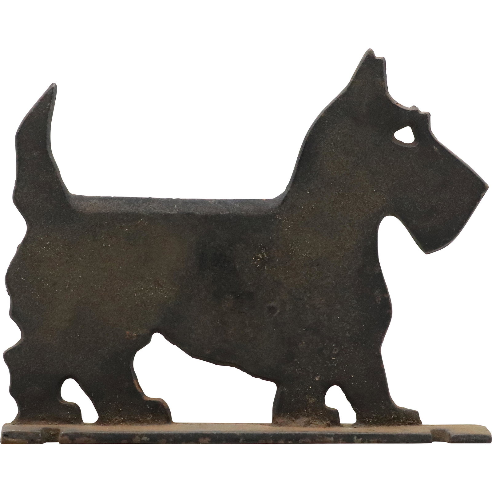 Iron Cut Out Scotty Dog Figurative Boot Scraper (1 of 6)
