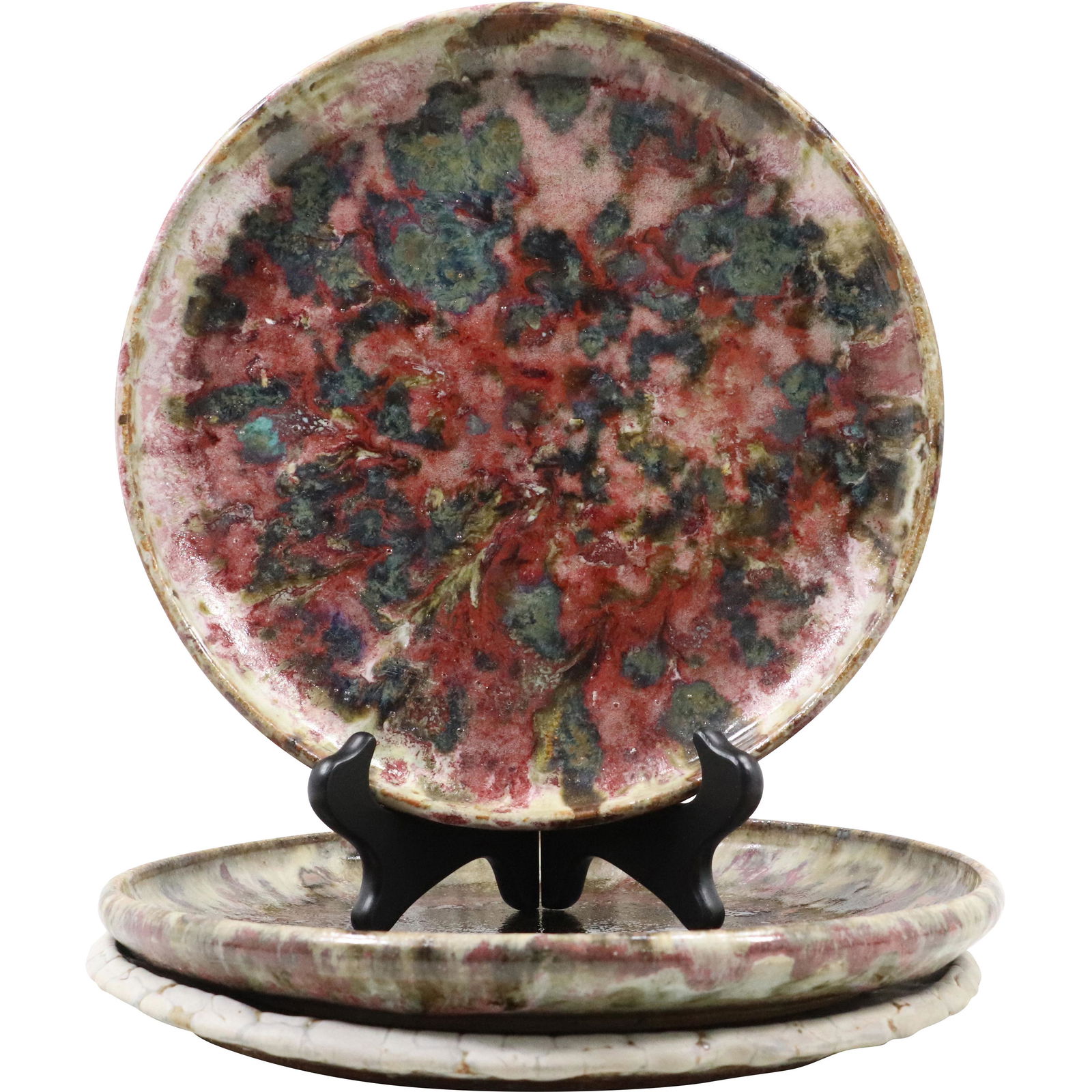 [3] Three Assorted Signed LEA HALPERN Ceramic Art Pottery Plates: [3] Three Assorted Signed LEA HALPERN Ceramic Art Pottery Plates. size: .751.25h 10 10.5w . Mutual Art: Lea Halpern was a Dutch Postwar & Contemporary artist who was born in 1899.Lea Halpern's work ha